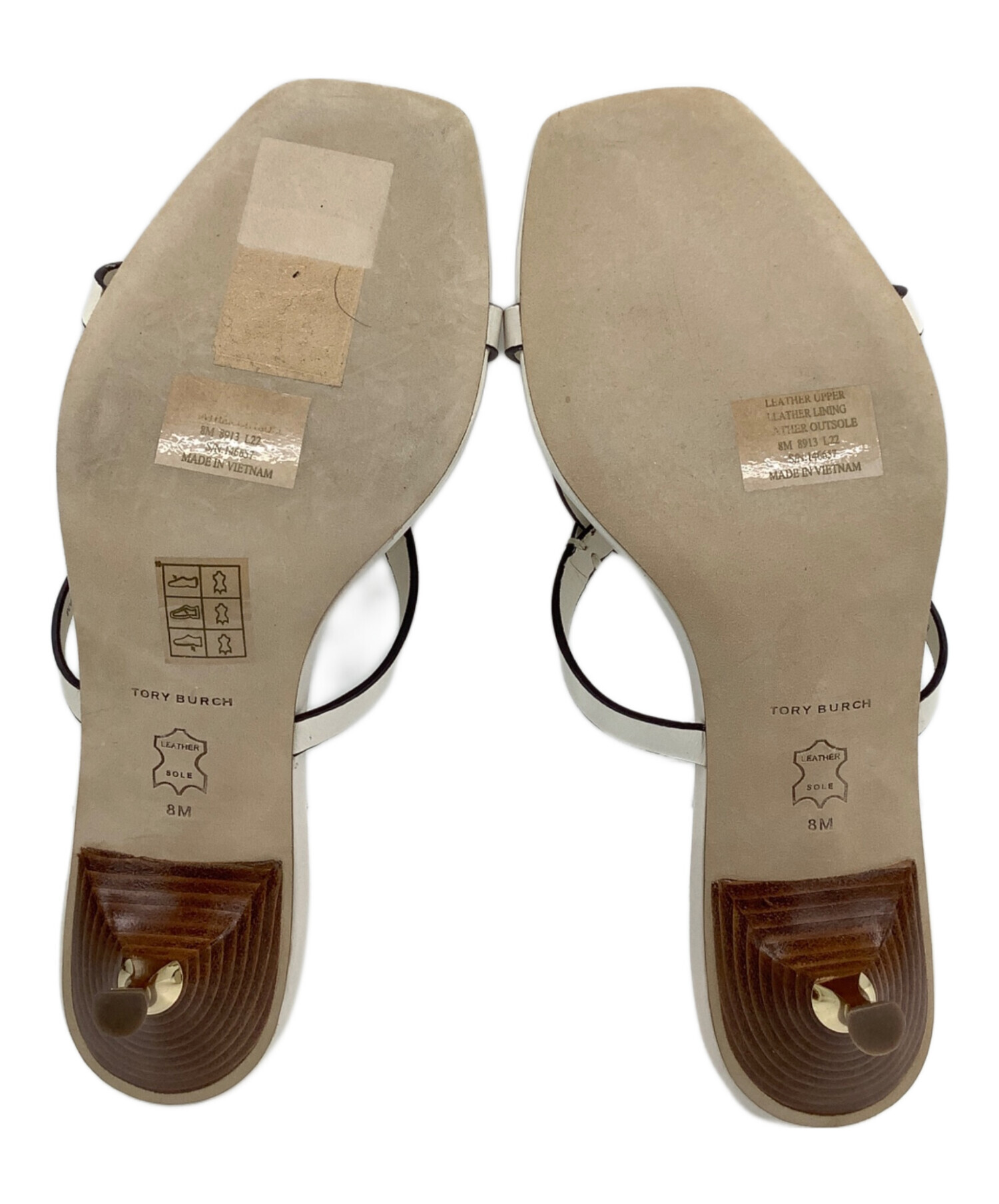 中古・古着通販】TORY BURCH (トリーバーチ) ミュール アイボリー