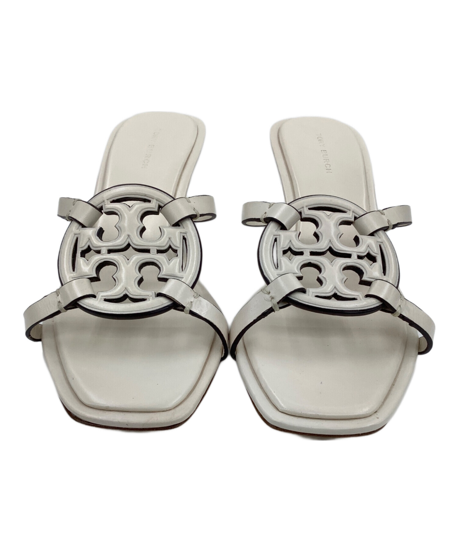中古・古着通販】TORY BURCH (トリーバーチ) ミュール アイボリー