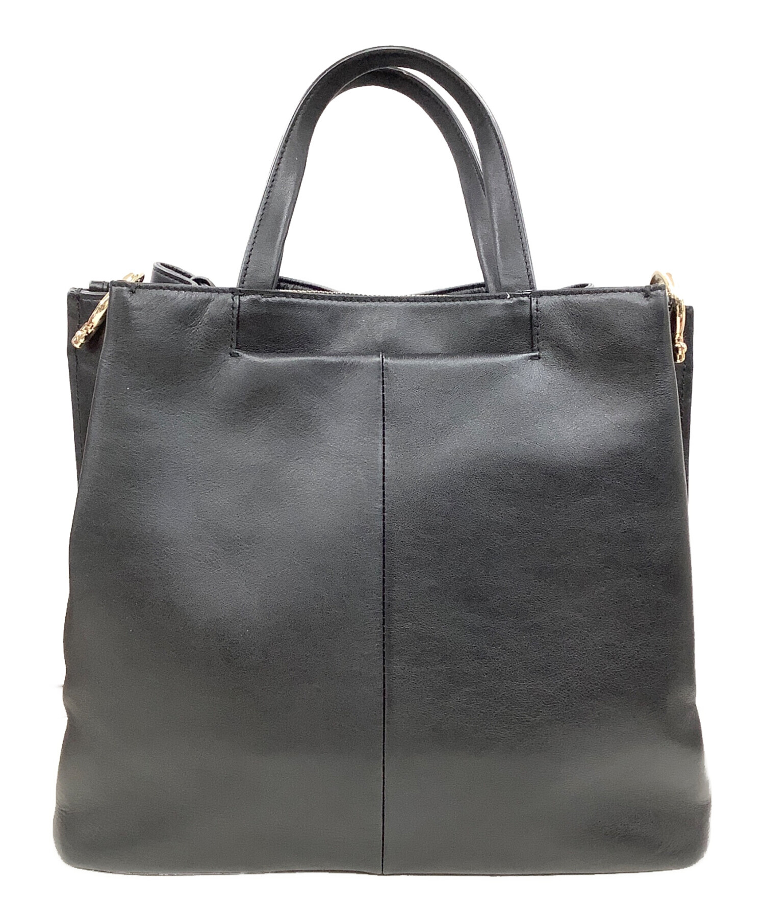 中古・古着通販】COLE HAAN (コールハーン) バスケットバッグ ブラック 