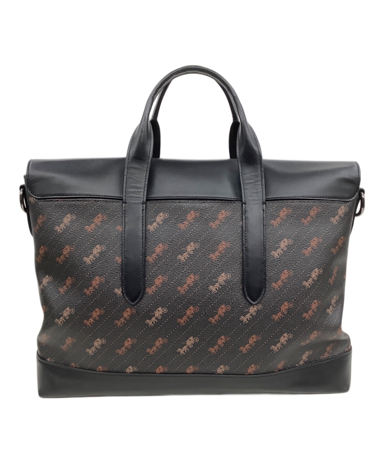 中古・古着通販】COACH (コーチ) ビジネスバッグ ブラック｜ブランド 