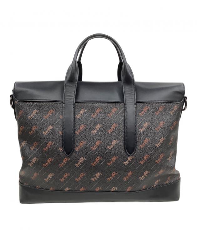 あ*や様 COACH ビジネスバッグ ［未使用品］ 中古・古着通販】COACH (コーチ) ビジネスバッグ ブラック｜ブランド