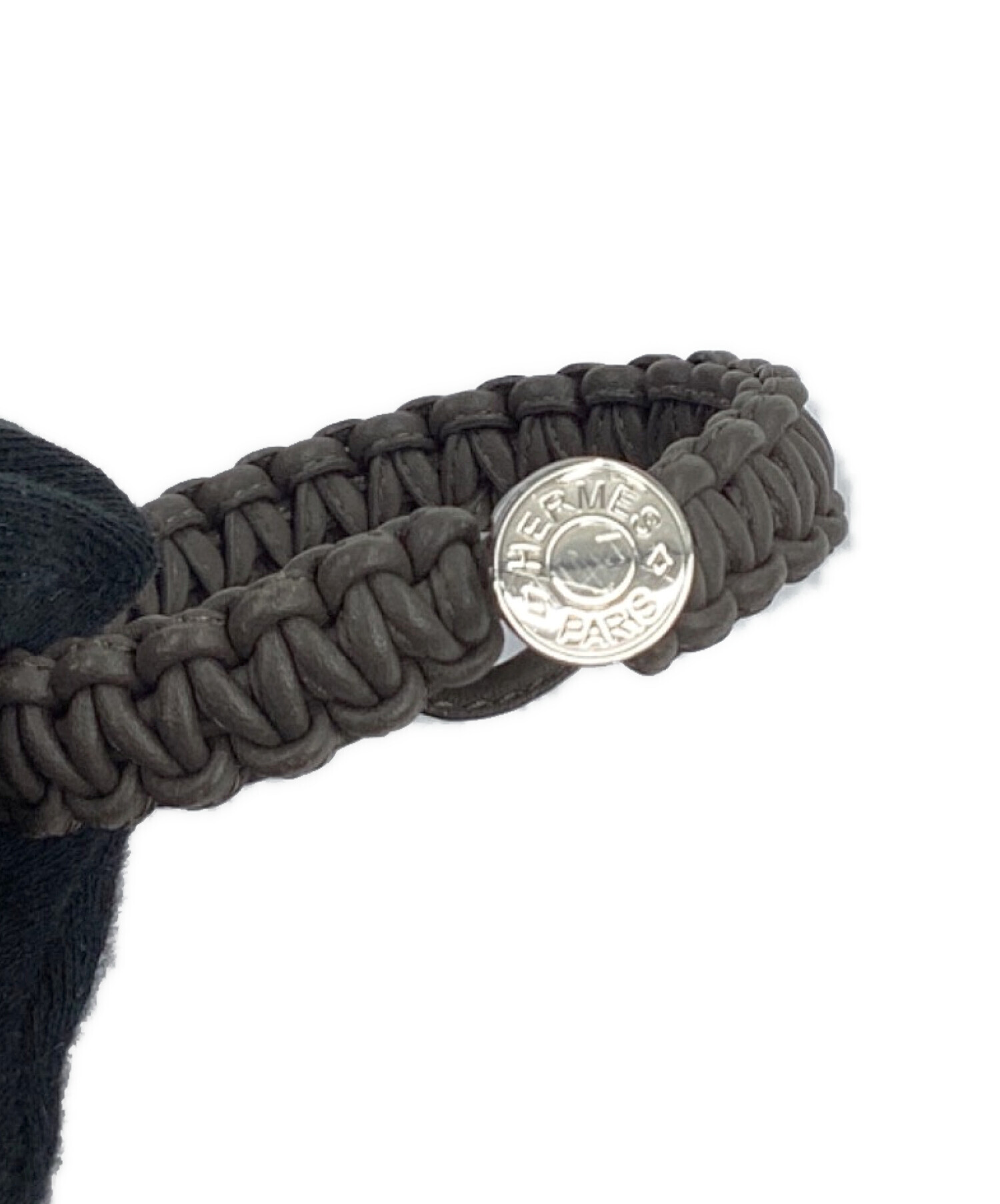 <専用になりました>【エルメス】バングル セリエボタン 中古・古着通販】HERMES (エルメス) セリエボタン グレー｜ブランド