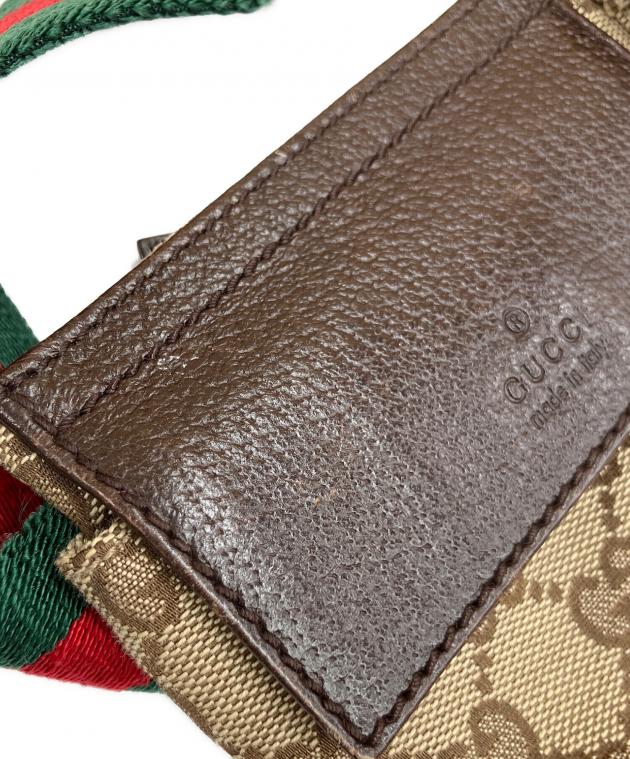 中古・古着通販】GUCCI (グッチ) シェリーライン GGウエストポーチ