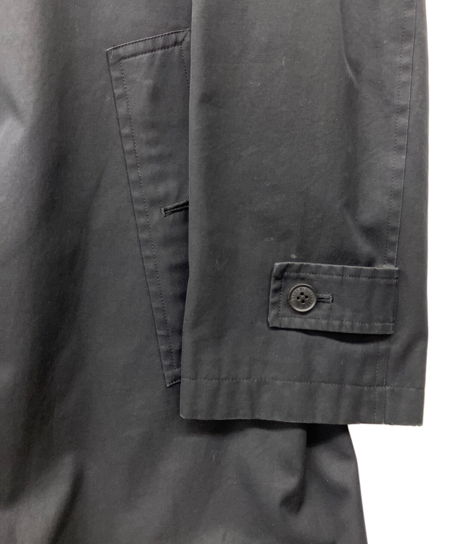 BURBERRY BLACK LABEL ステンカラーコート M グレー 中古・古着通販】BURBERRY BLACK LABEL (バーバリーブラックレーベル