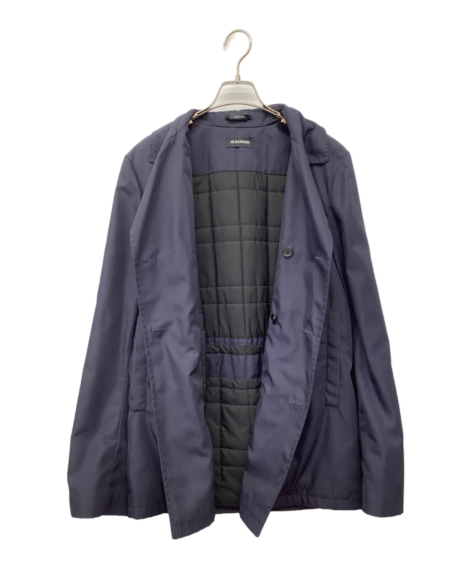 中古・古着通販】JIL SANDER (ジルサンダー) 中綿ジャケット ネイビー 