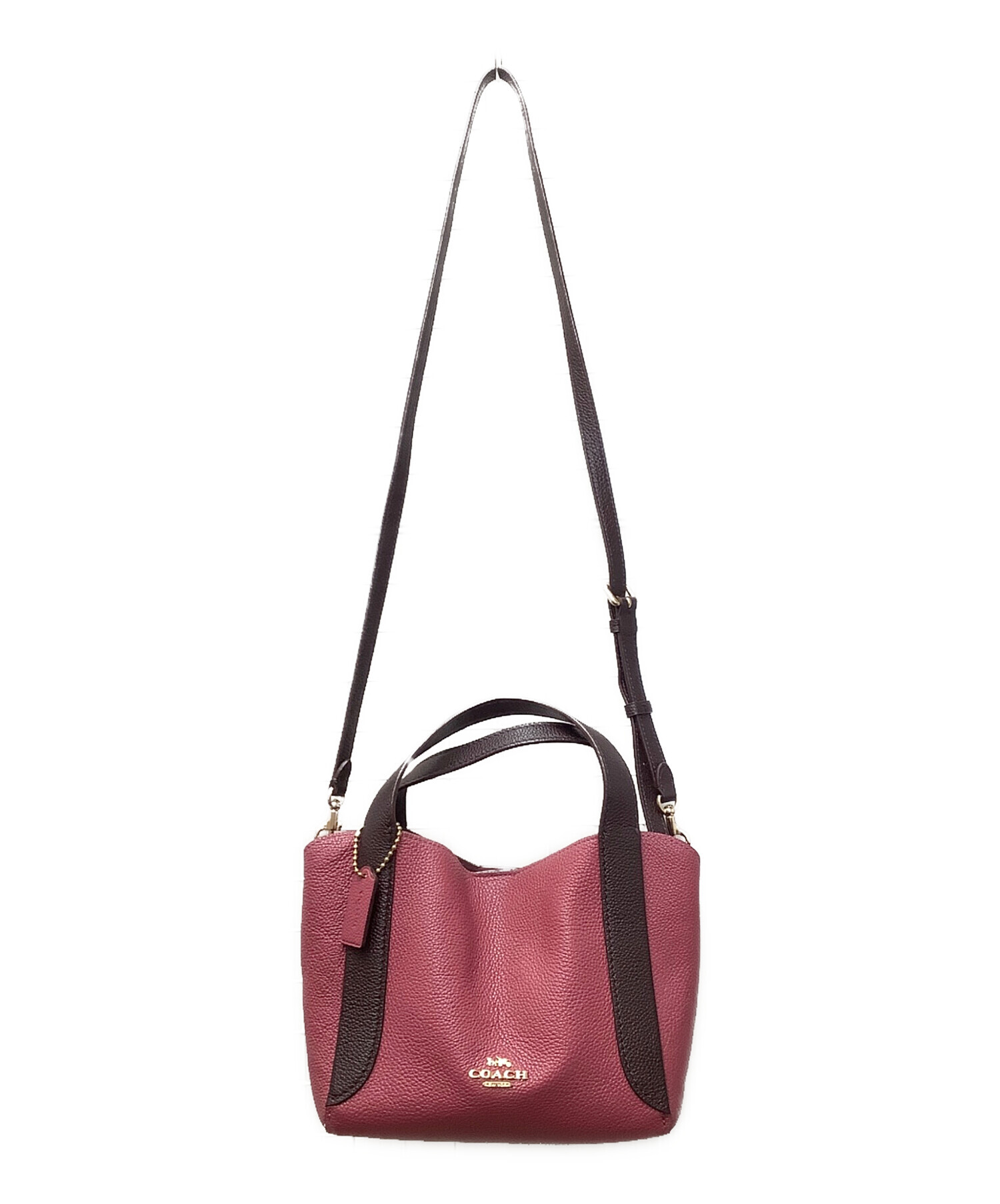 中古・古着通販】COACH (コーチ) ハドリーホーボー ピンク｜ブランド