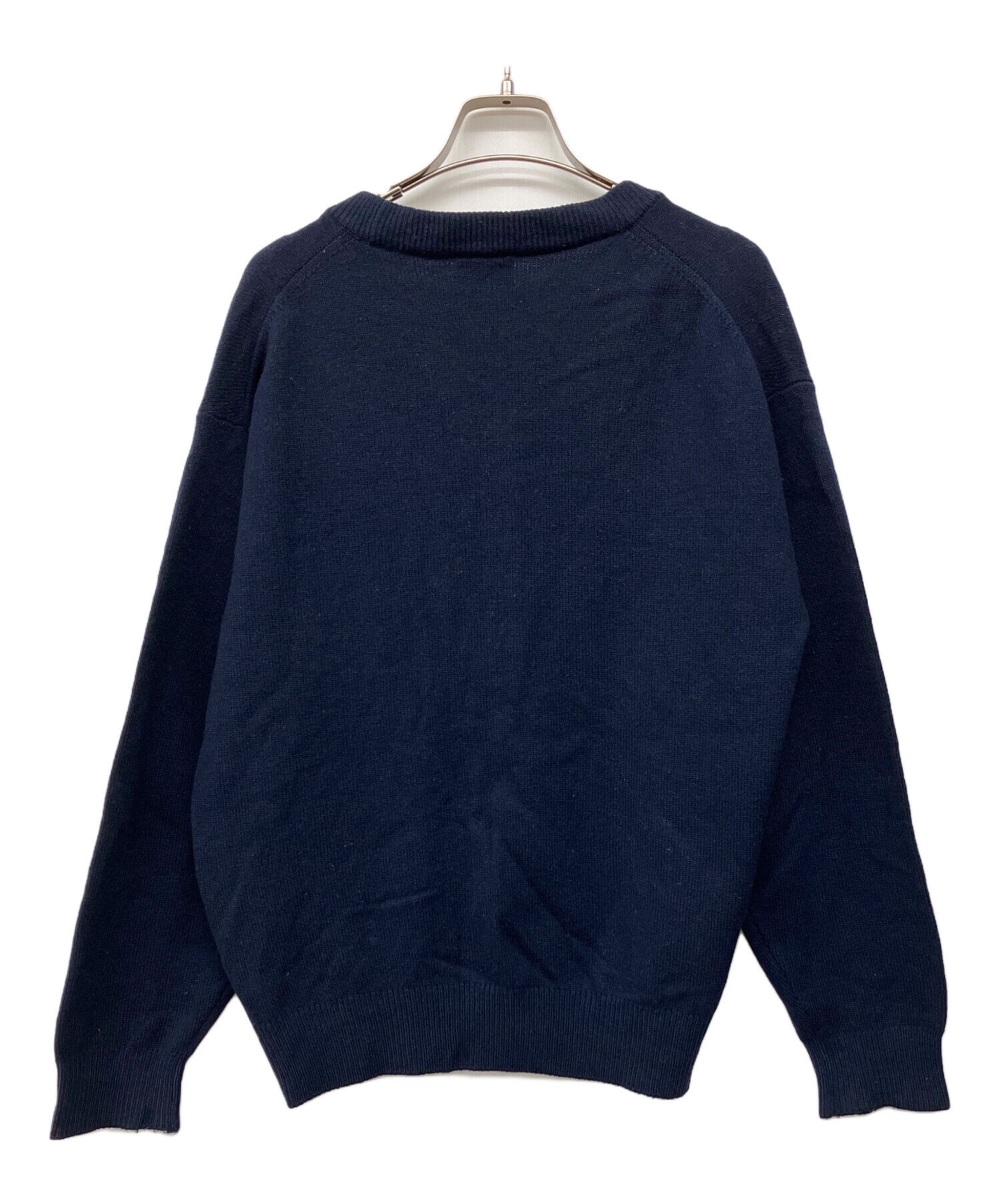中古・古着通販】LACOSTE (ラコステ) 薄手カーディガン ネイビー 