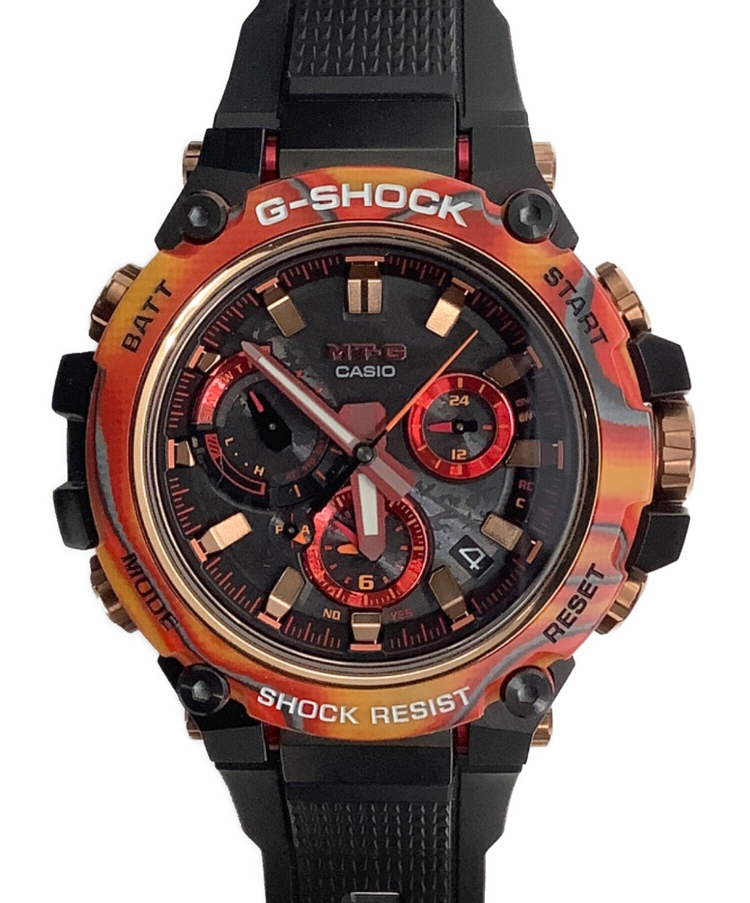 未使用　CASIO G-SHOCK 中古・古着通販】CASIO (カシオ) G-SHOCK レッド×ブラック｜ブランド