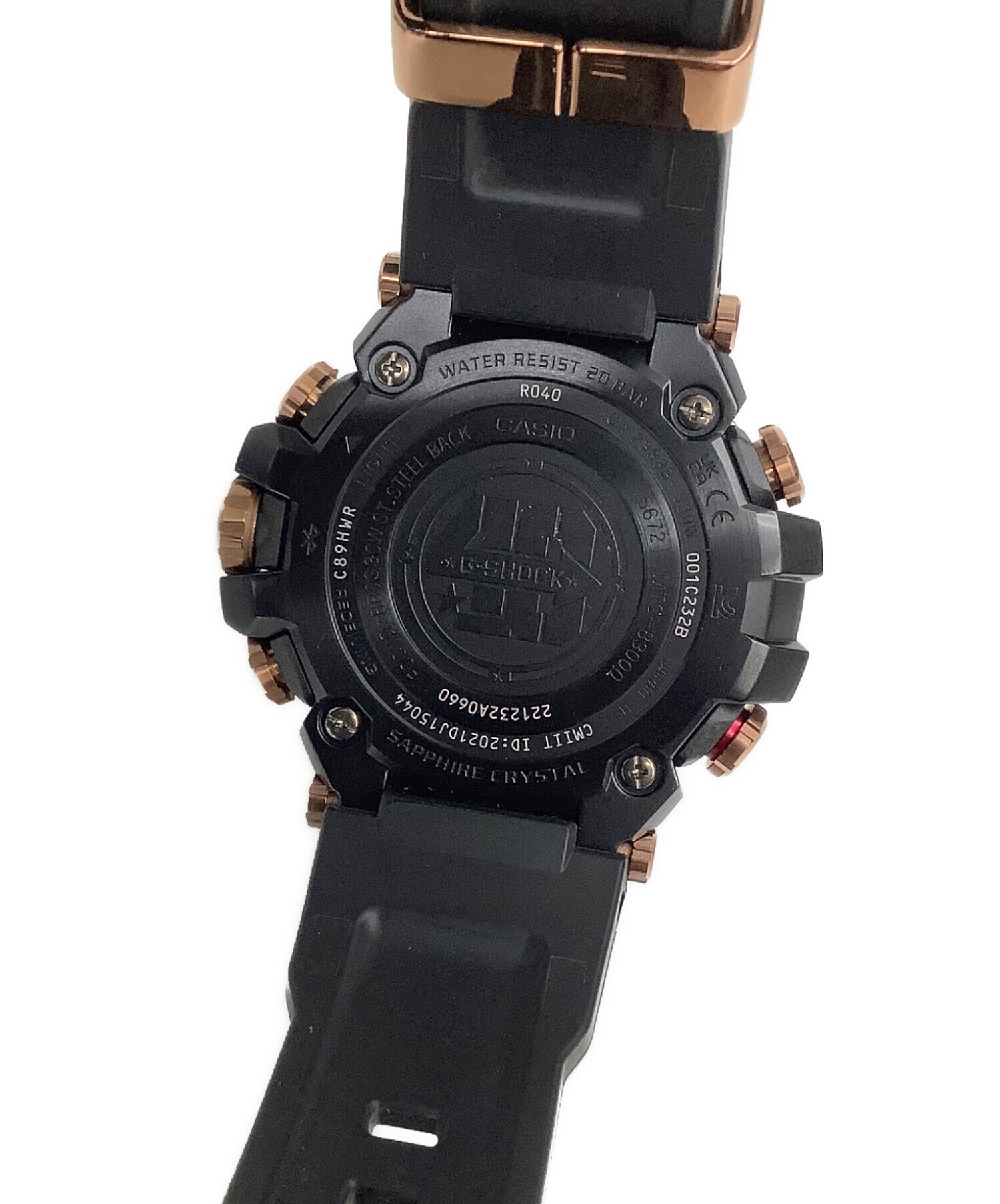 中古・古着通販】CASIO (カシオ) G-SHOCK レッド×ブラック｜ブランド