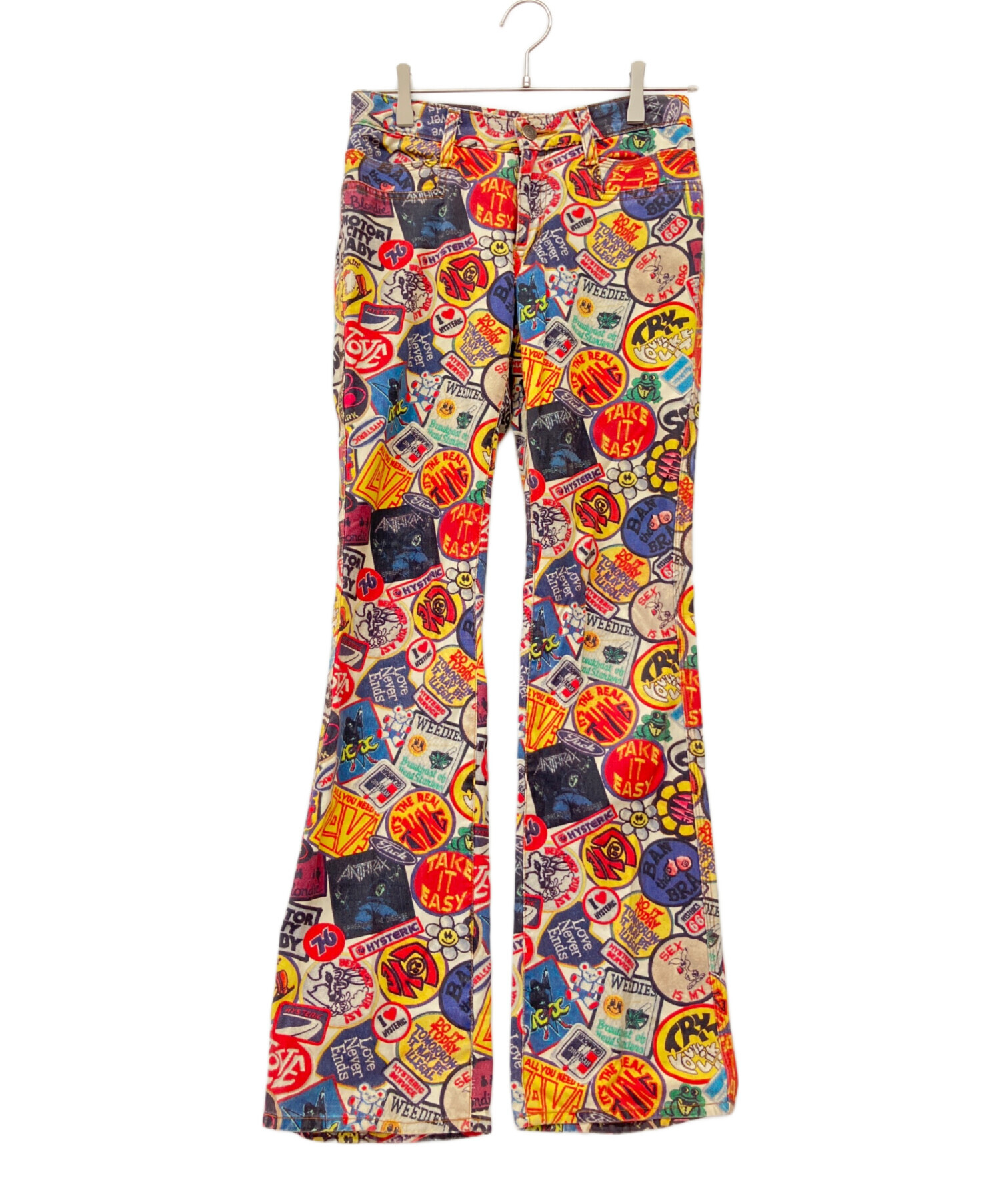 中古・古着通販】hysteric (ヒステリック) デニムパンツ マルチカラー