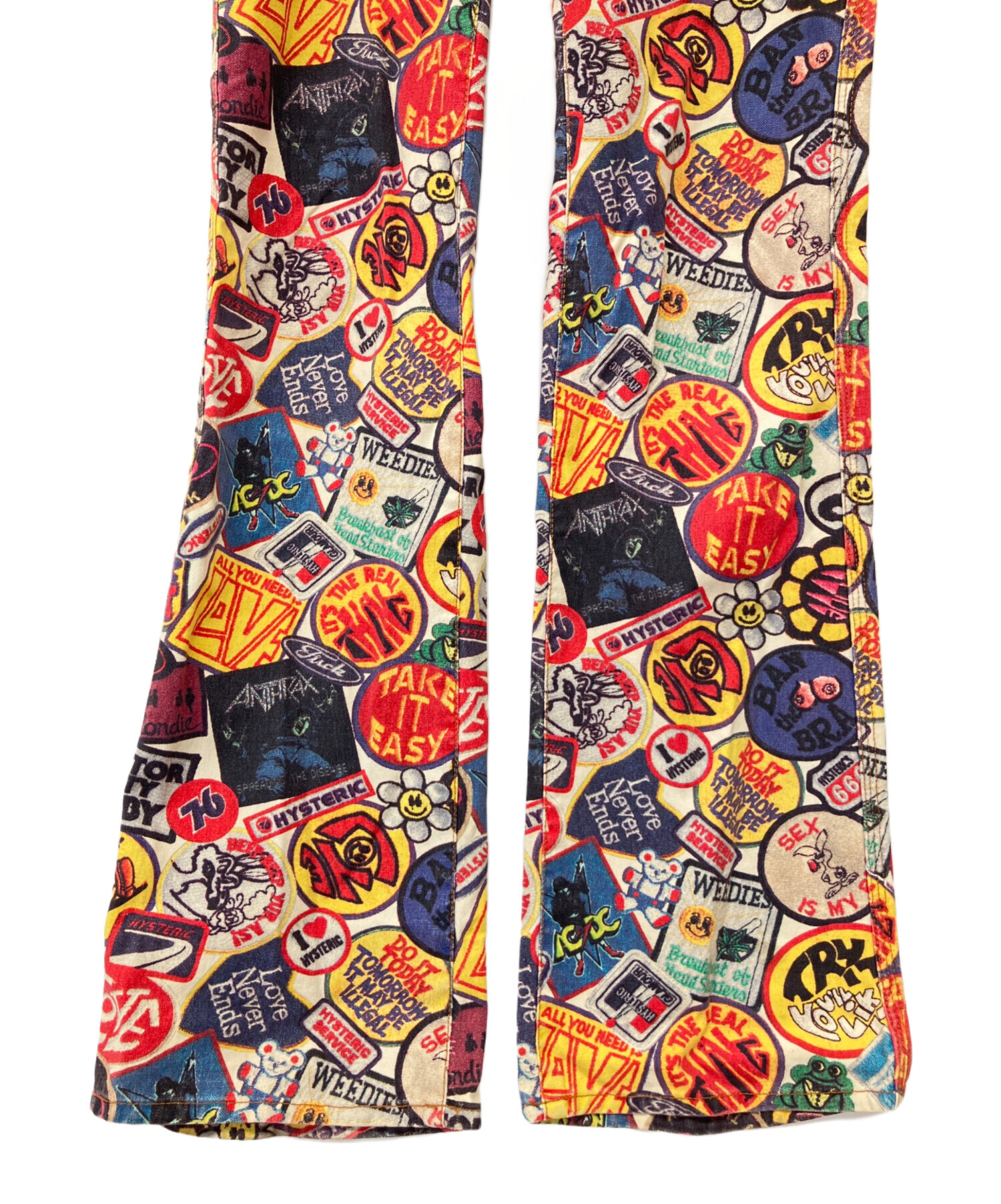 中古・古着通販】hysteric (ヒステリック) デニムパンツ マルチカラー