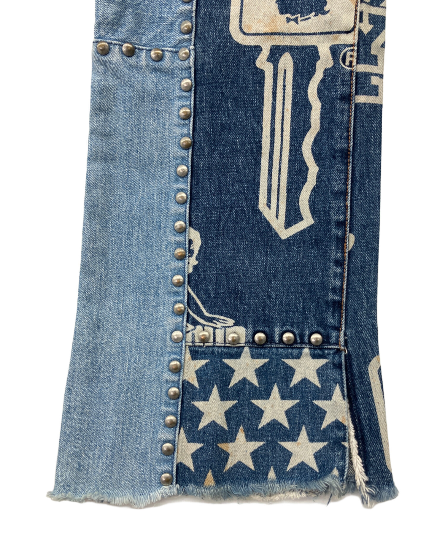 taku HYSTERIC GLAMOUR パッチワーク デニム M 中古・古着通販】Hysteric Glamour (ヒステリックグラマー) パッチ