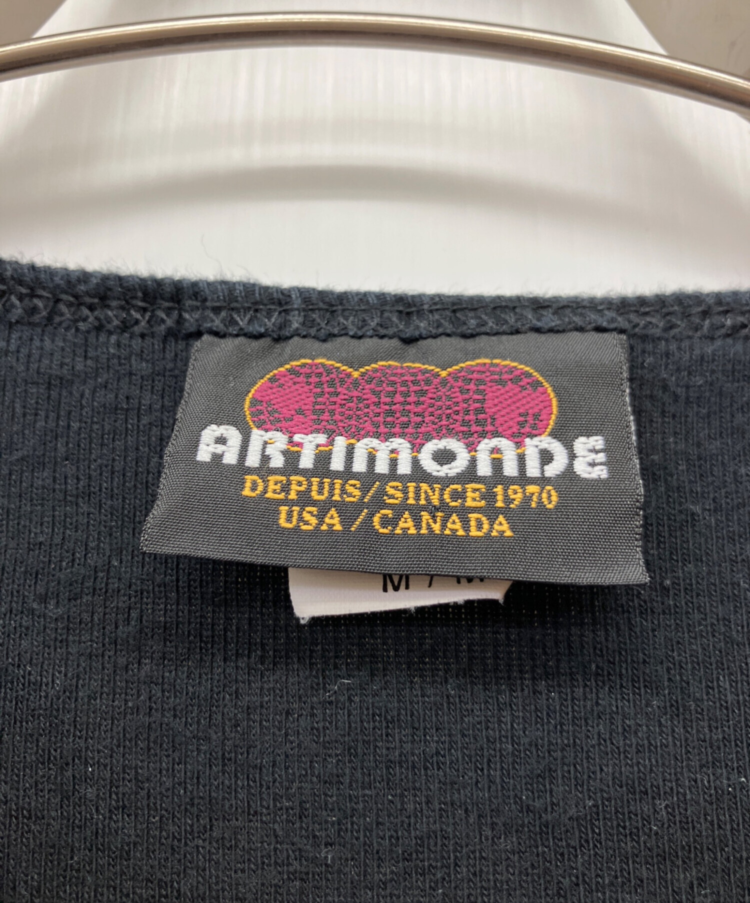 中古・古着通販】ARTIMOND (アーティモンド) Tシャツ ブラック サイズ
