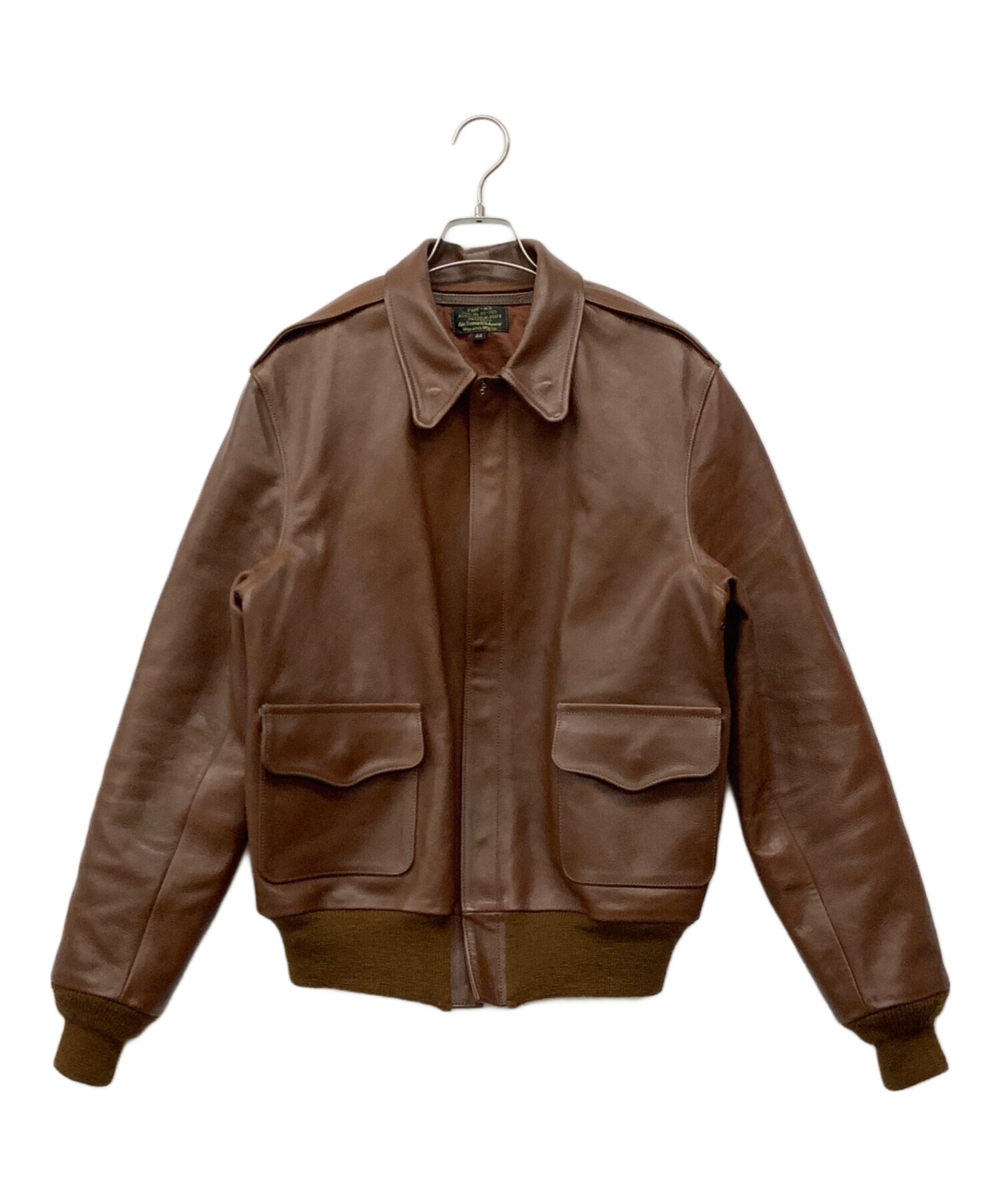ROUNDTREE＆YORKE A-2 フライトジャケット ミリタリー ブラウン(メンズ M)中古 古着 V7461 中古・古着通販】gorilla (ゴリラ) A-2フライトジャケット ブラウン