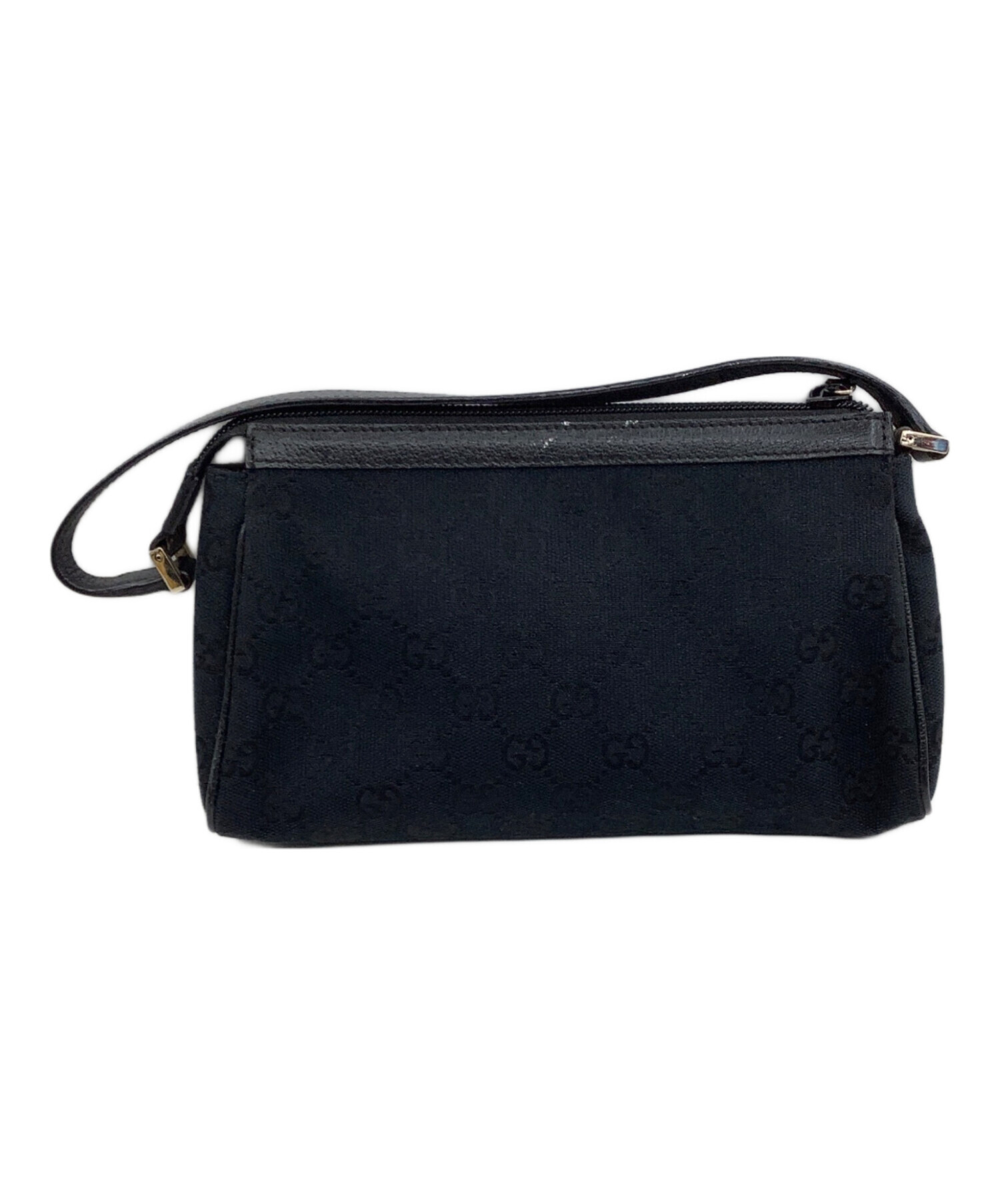 中古・古着通販】GUCCI (グッチ) アクセサリーポーチ ブラック 