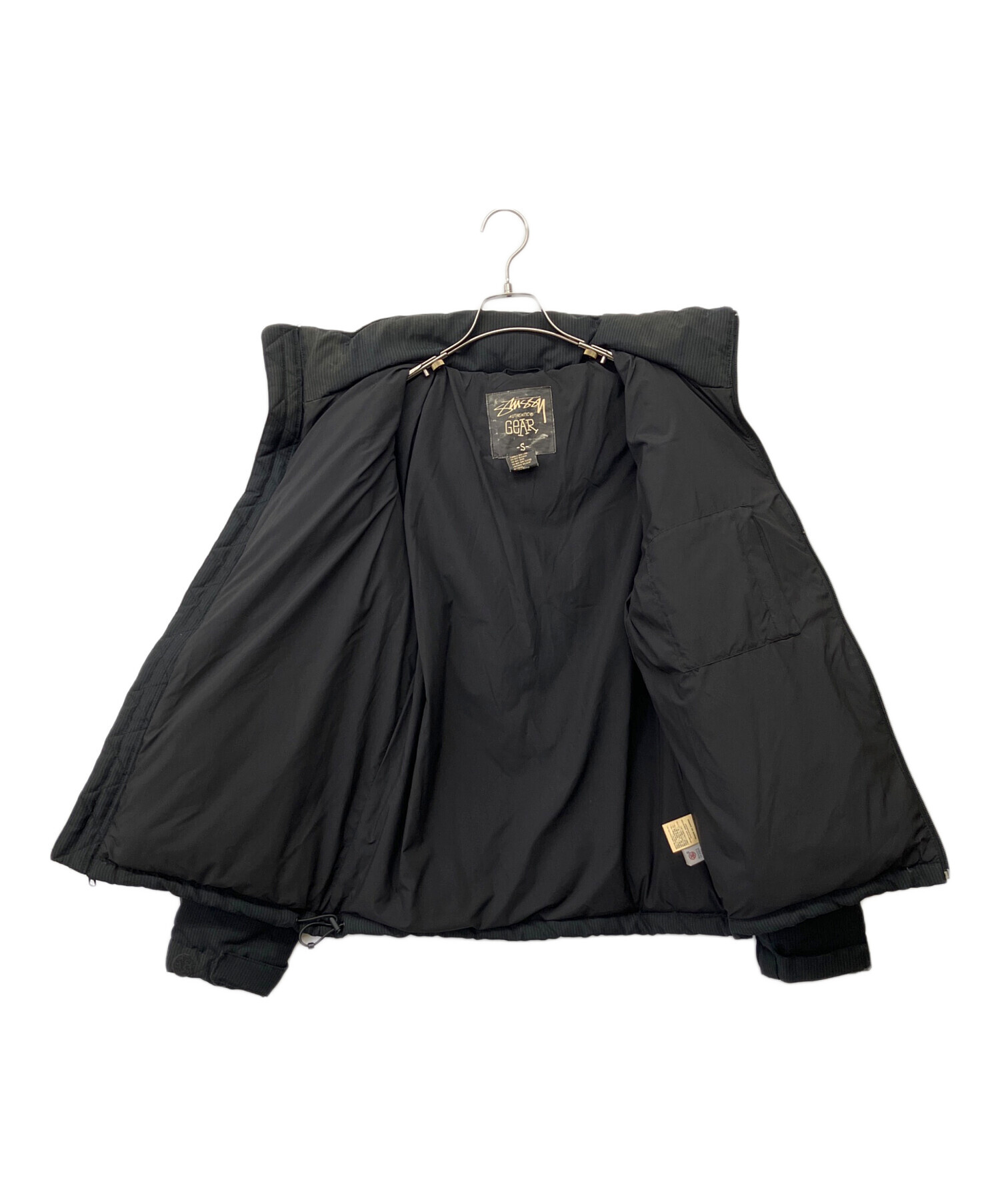 中古・古着通販】stussy (ステューシー) ダウンジャケット ブラック