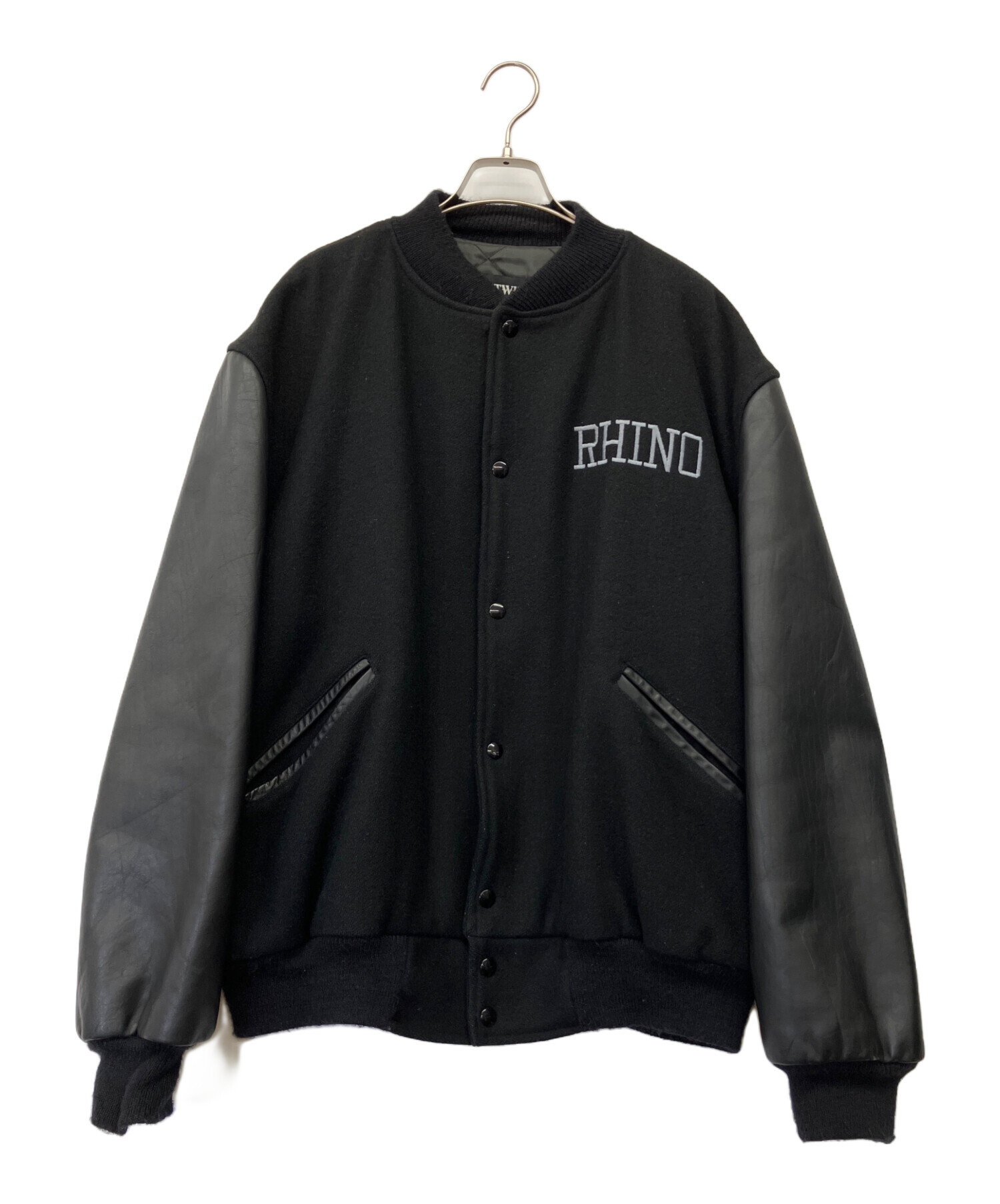 中古・古着通販】BUTWIN (バトウィン) スタジャン ブラック サイズ:XL