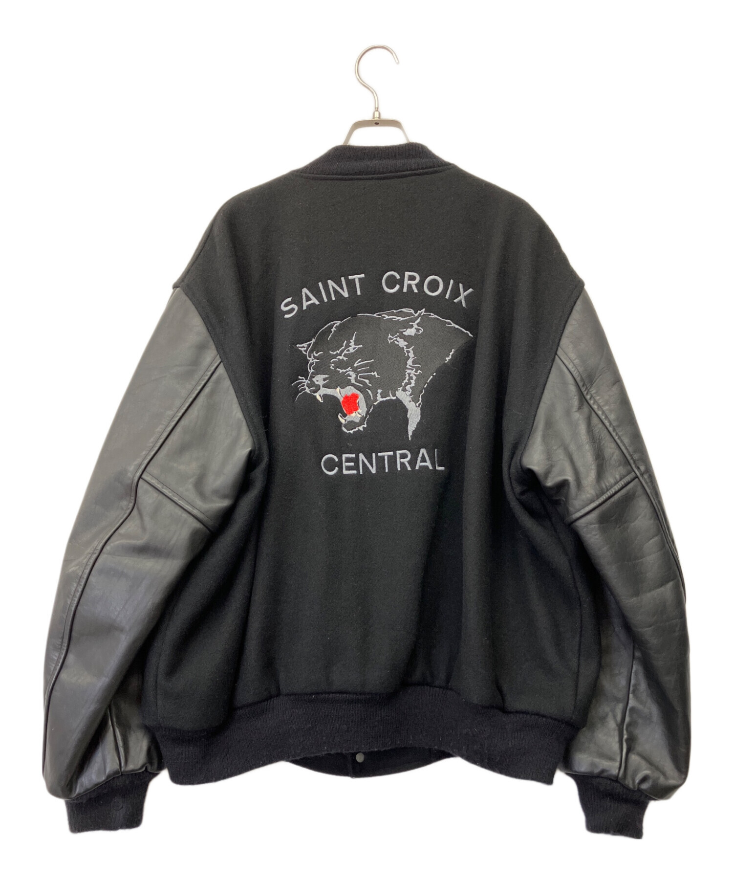 中古・古着通販】BUTWIN (バトウィン) スタジャン ブラック サイズ:XL