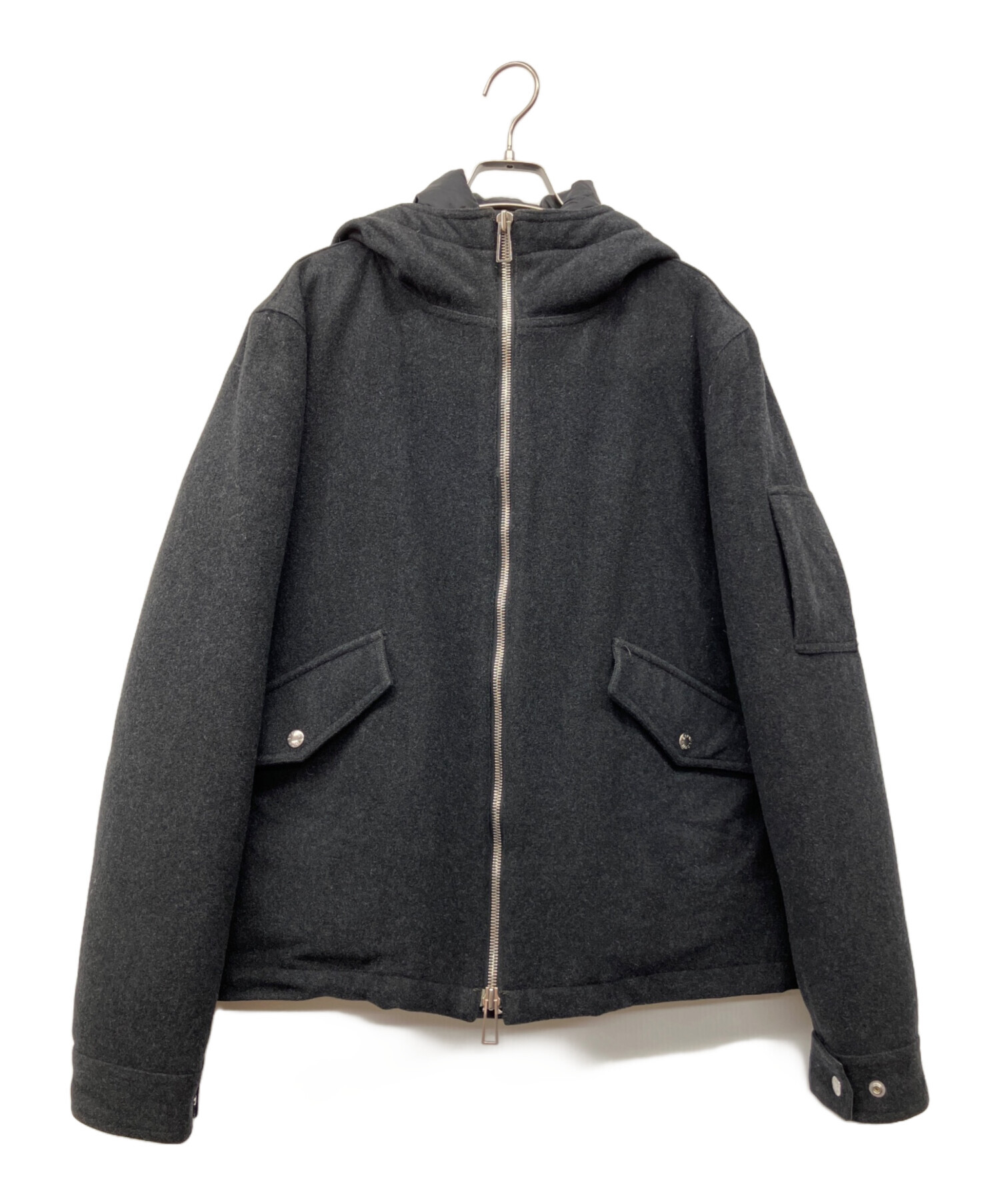 Paul Smith ポールスミス　クロップドダウンジャケット ブラック 42 中古・古着通販】Paul Smith (ポールスミス) ダウンジャケット グレー