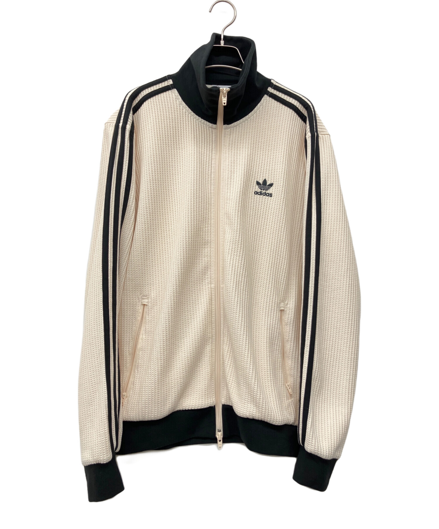 中古・古着通販】adidas (アディダス) トラックジャケット アイボリー