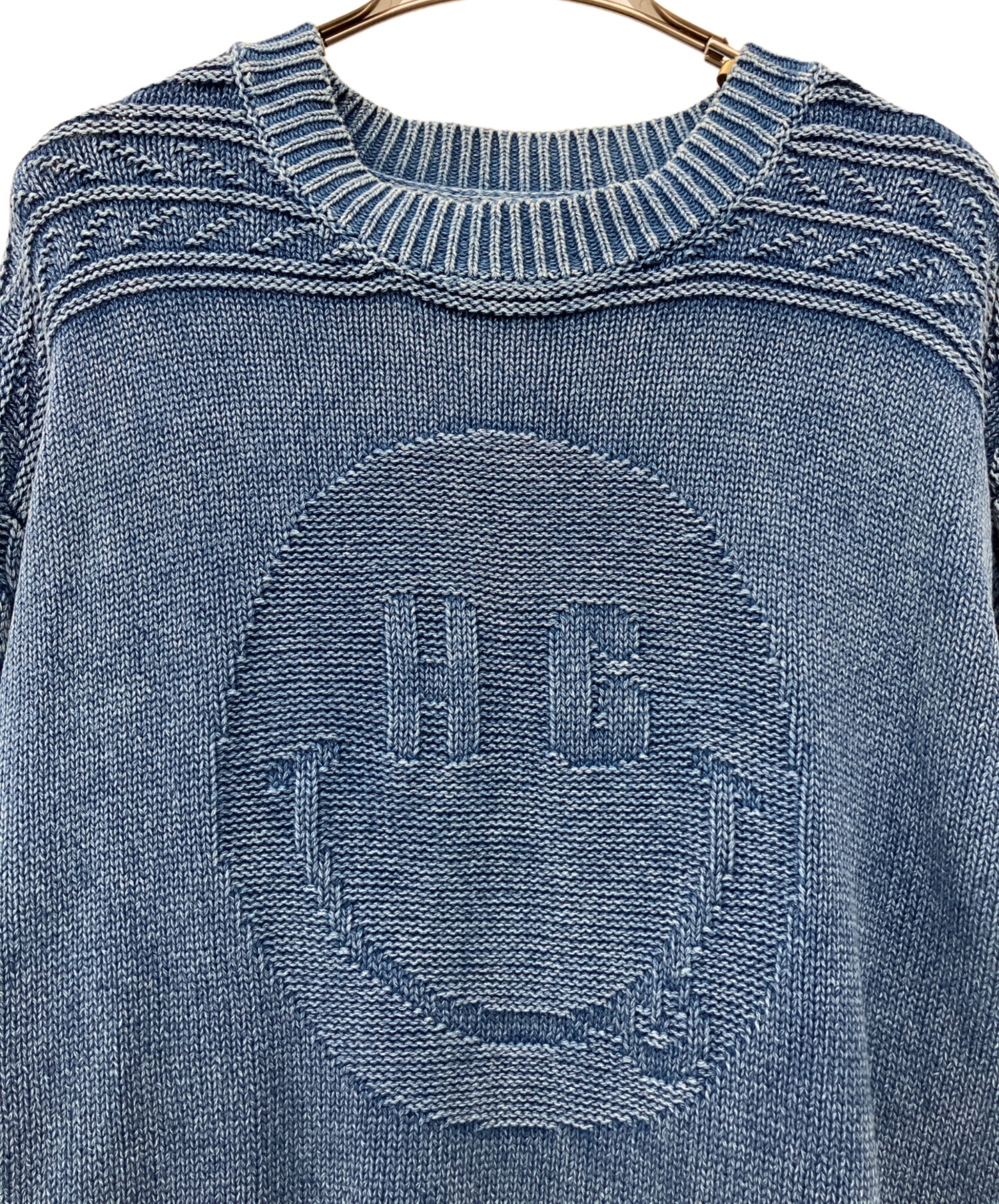 HYSTERIC GLAMOUR HIGH PERFORMANCE ブルー 中古・古着通販】Hysteric Glamour (ヒステリックグラマー) 厚手ニット