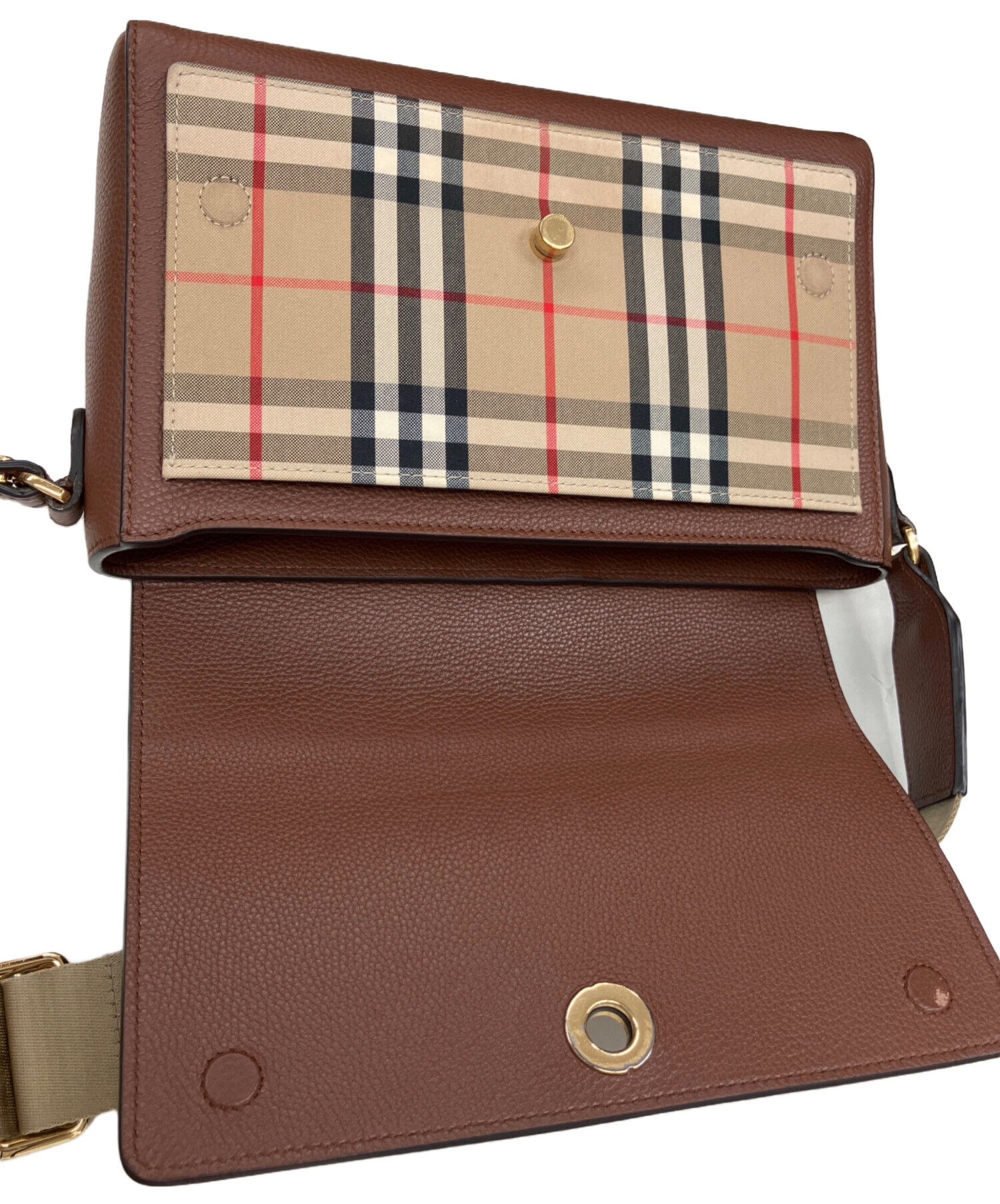 中古・古着通販】BURBERRY (バーバリー) ショルダーバッグ ブラウン