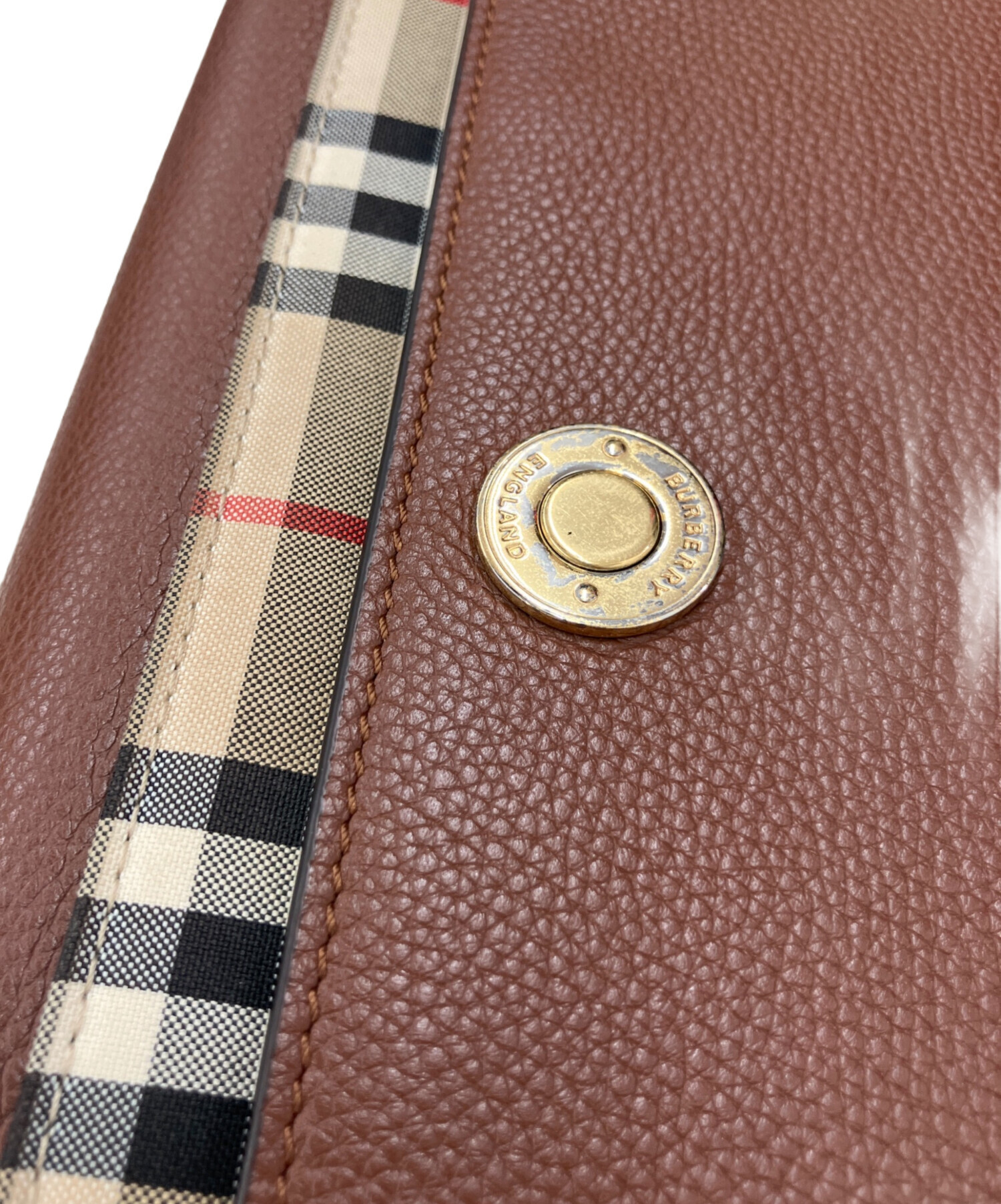 中古・古着通販】BURBERRY (バーバリー) ショルダーバッグ ブラウン
