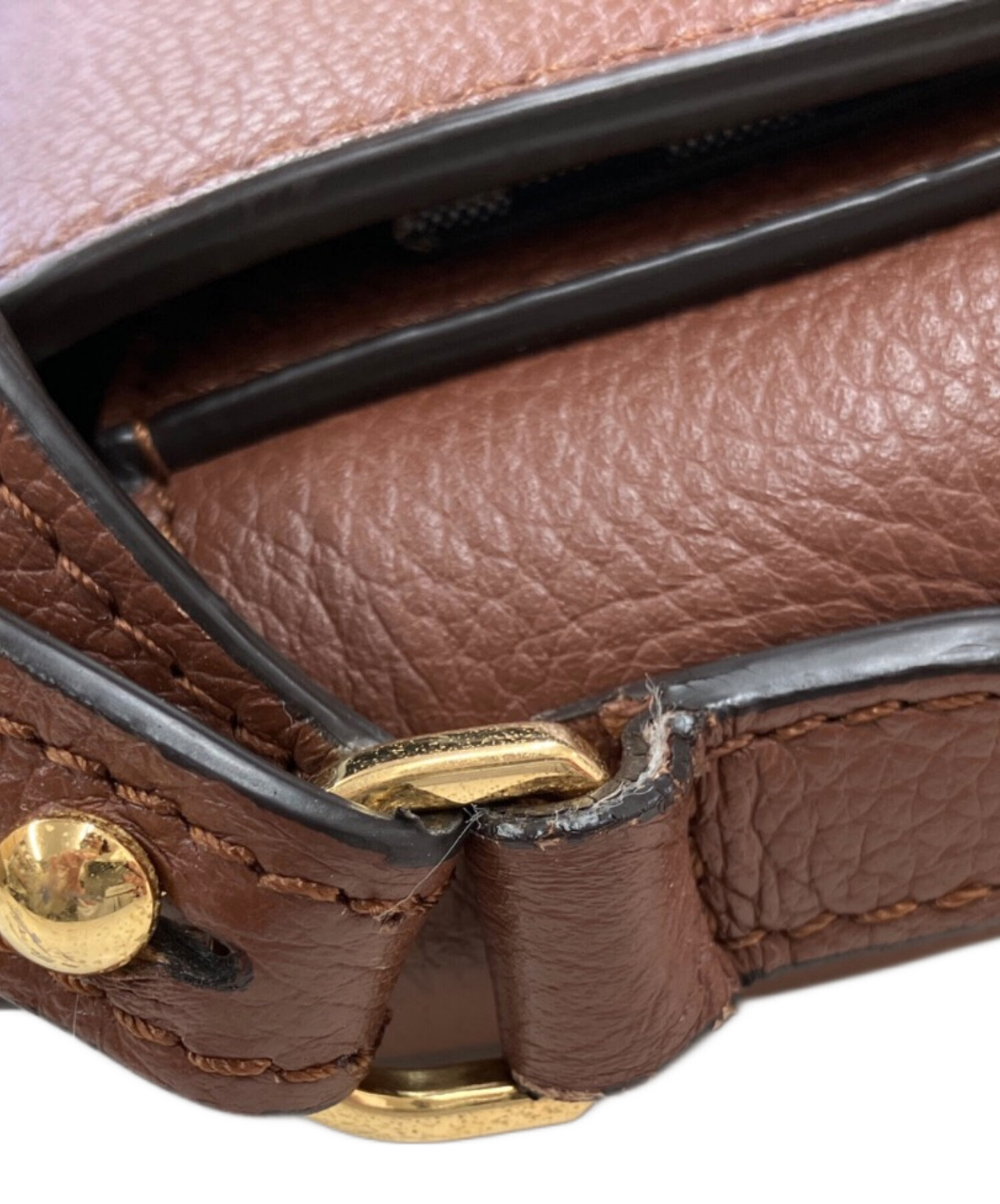 中古・古着通販】BURBERRY (バーバリー) ショルダーバッグ ブラウン 