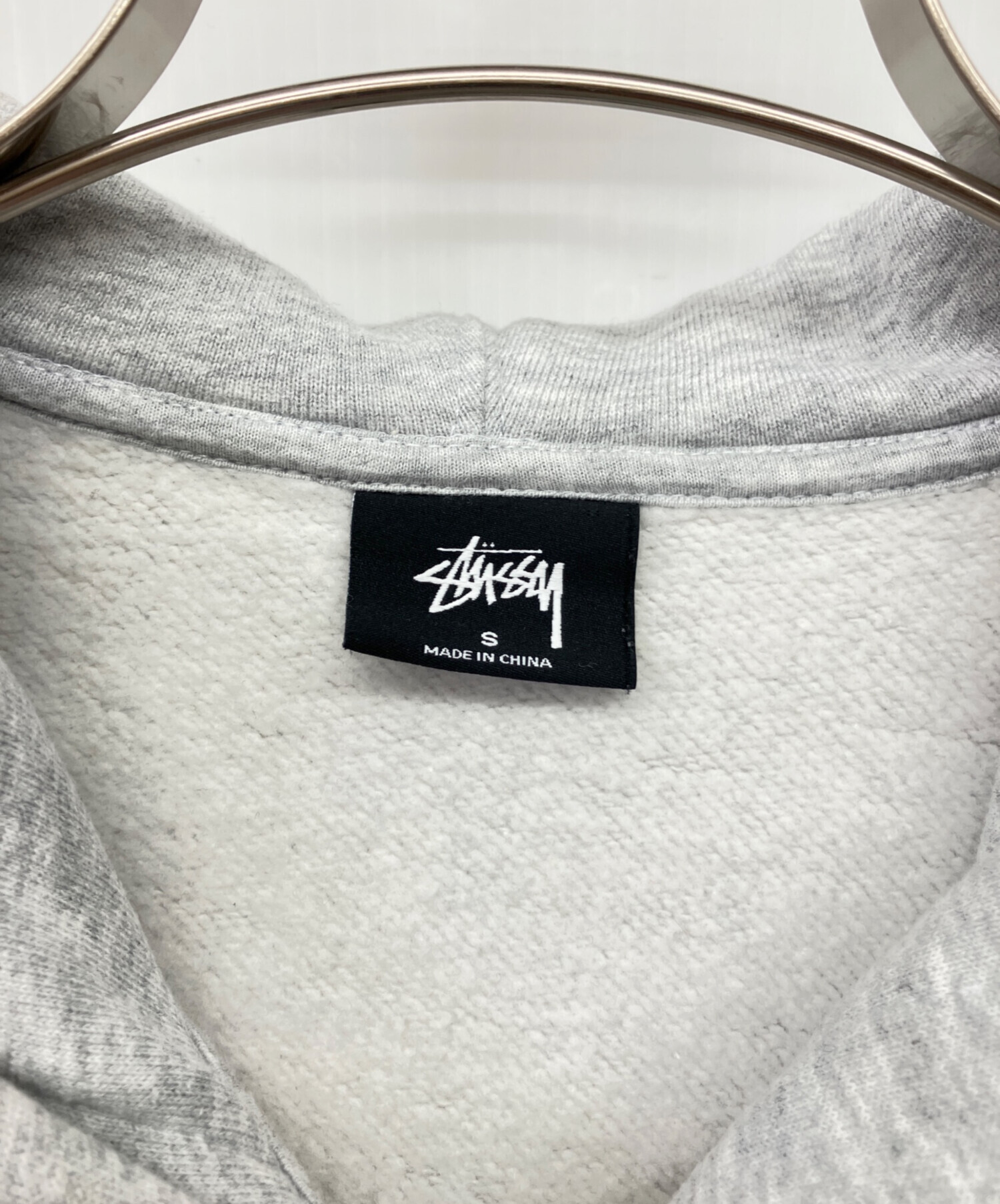 中古・古着通販】stussy (ステューシー) ジップパーカー グレー サイズ