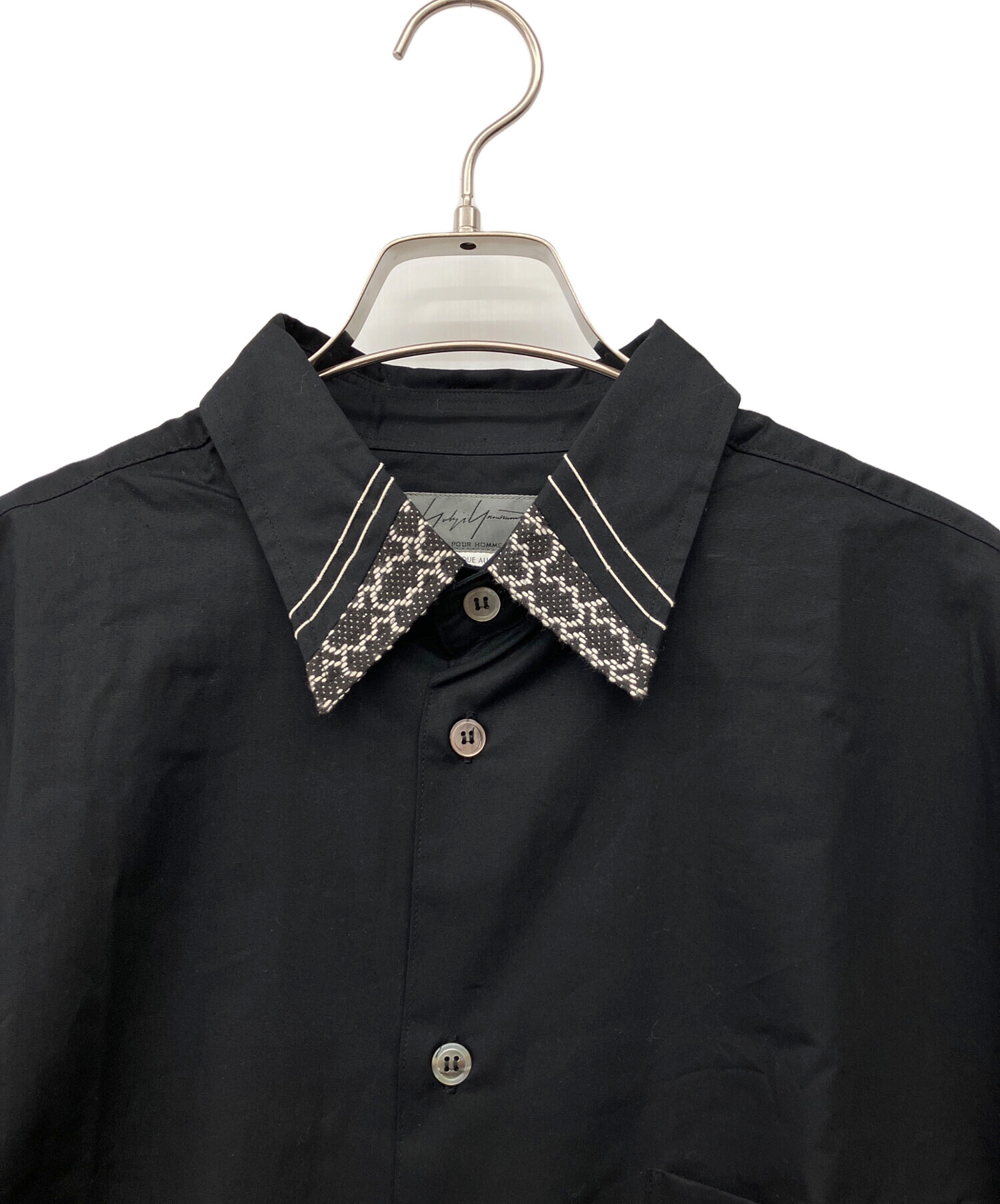 Yohji Yamamoto POUR HOMME長袖　ブラック3 中古・古着通販】Yohji Yamamoto pour homme (ヨウジヤマモト