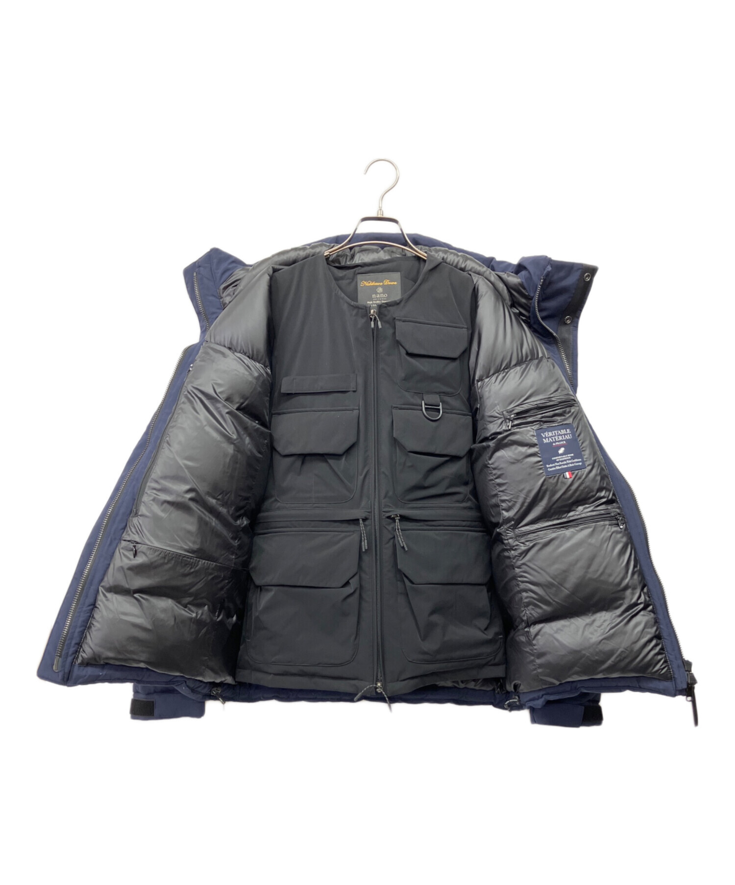 ナノユニバース 西川 ダウンジャケット 38 M nano universe ナノユニバース ダウンジャケット NUC64DW0918TS 西川