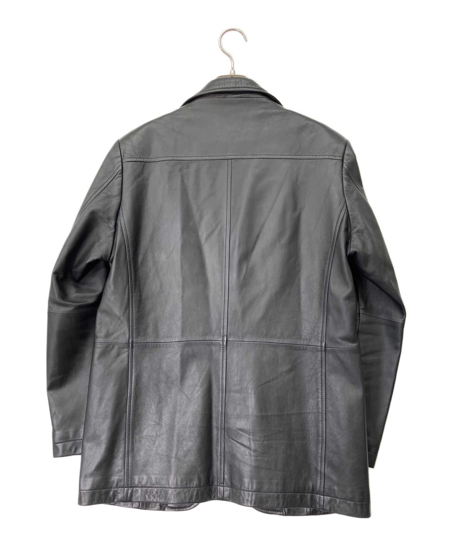 中古・古着通販】Barassi (バラシ) ラムレザーテーラードジャケット