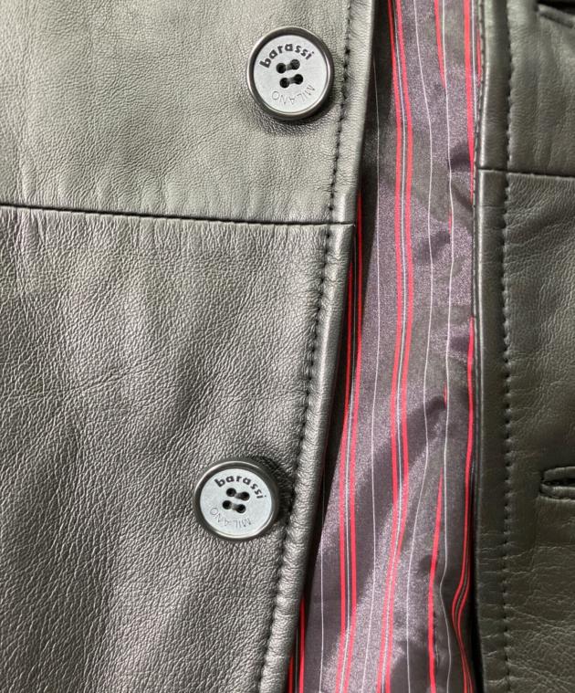 中古・古着通販】Barassi (バラシ) ラムレザーテーラードジャケット