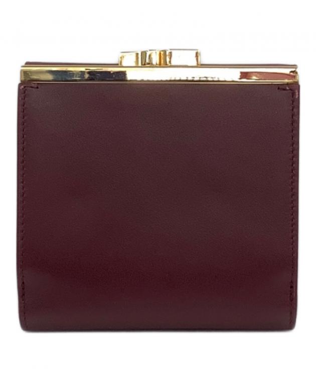 中古・古着通販】Cartier (カルティエ) 3つ折り財布 ボルドー