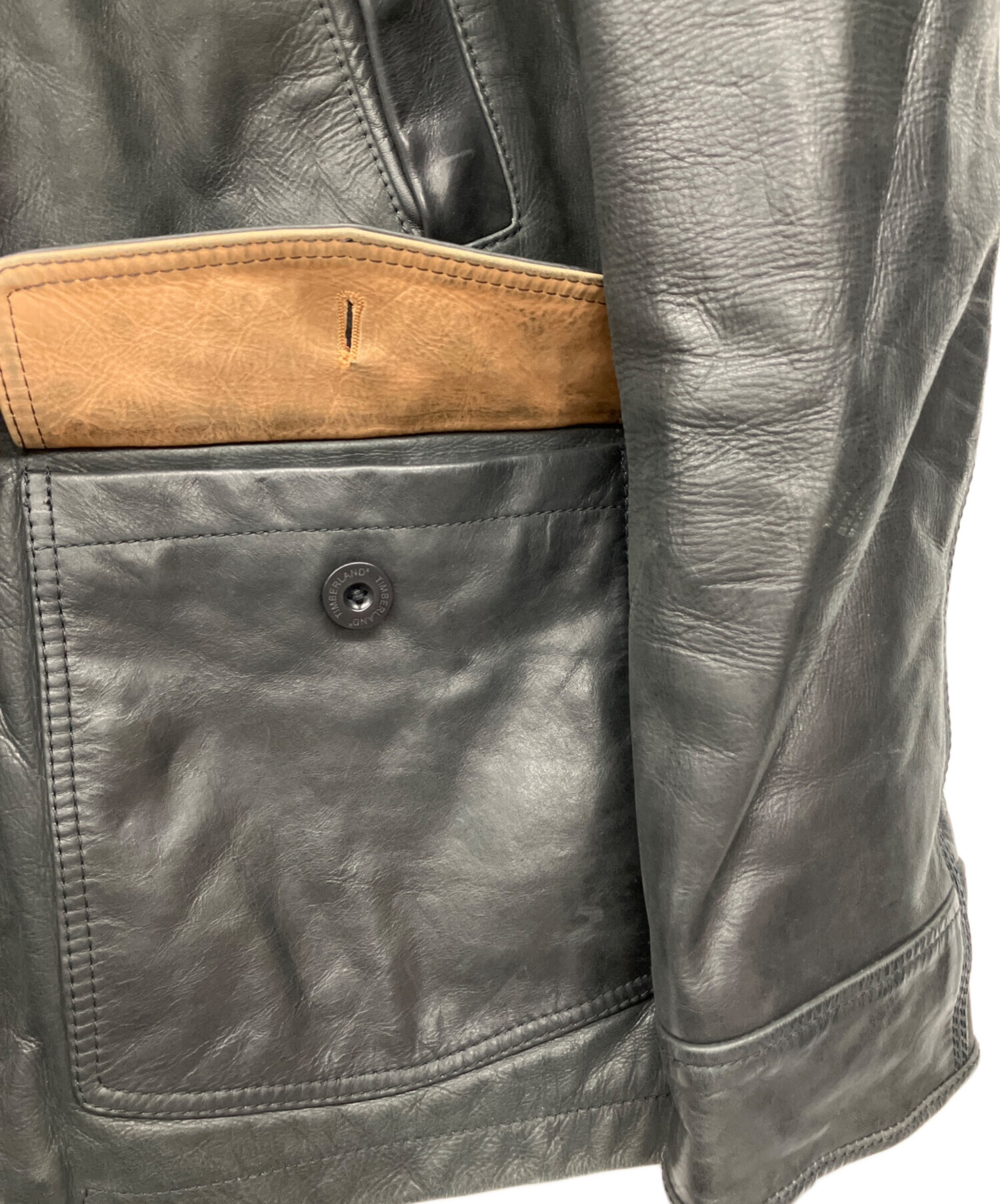 中古・古着通販】Timberland (ティンバーランド) カウレザージャケット