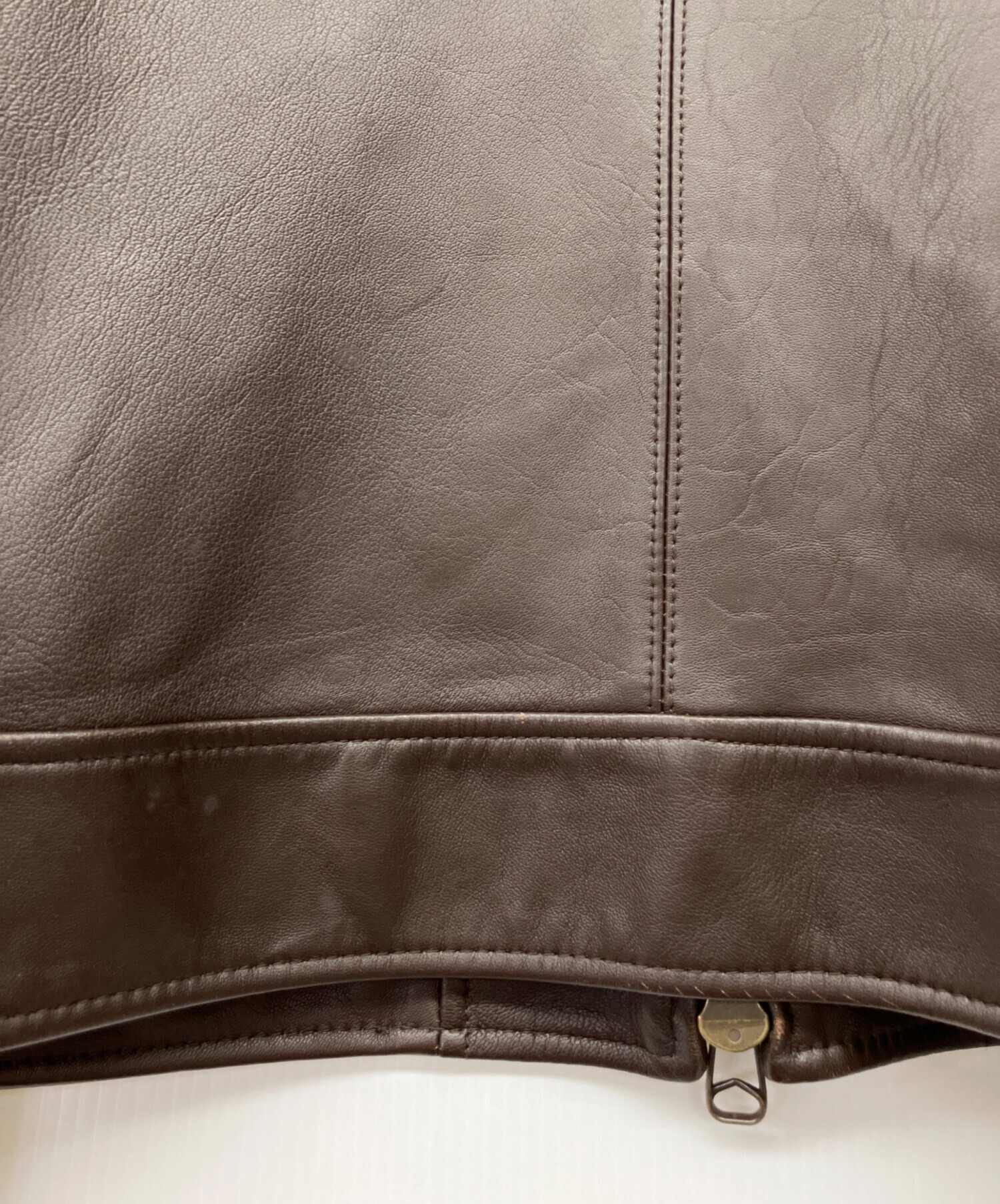 中古・古着通販】AVIREX (アヴィレックス) レザージャケット ブラウン