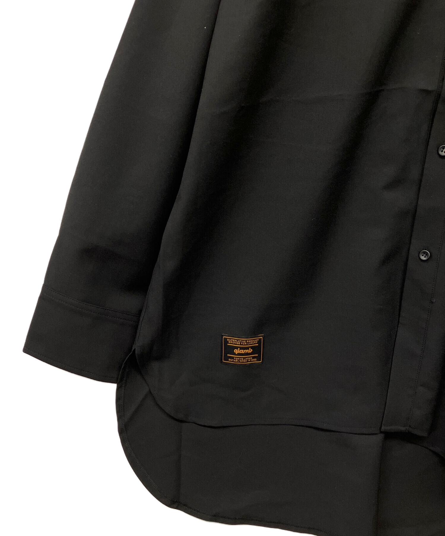 中古・古着通販】glamb (グラム) DEFORMED SHIRTS SET UP ブラック