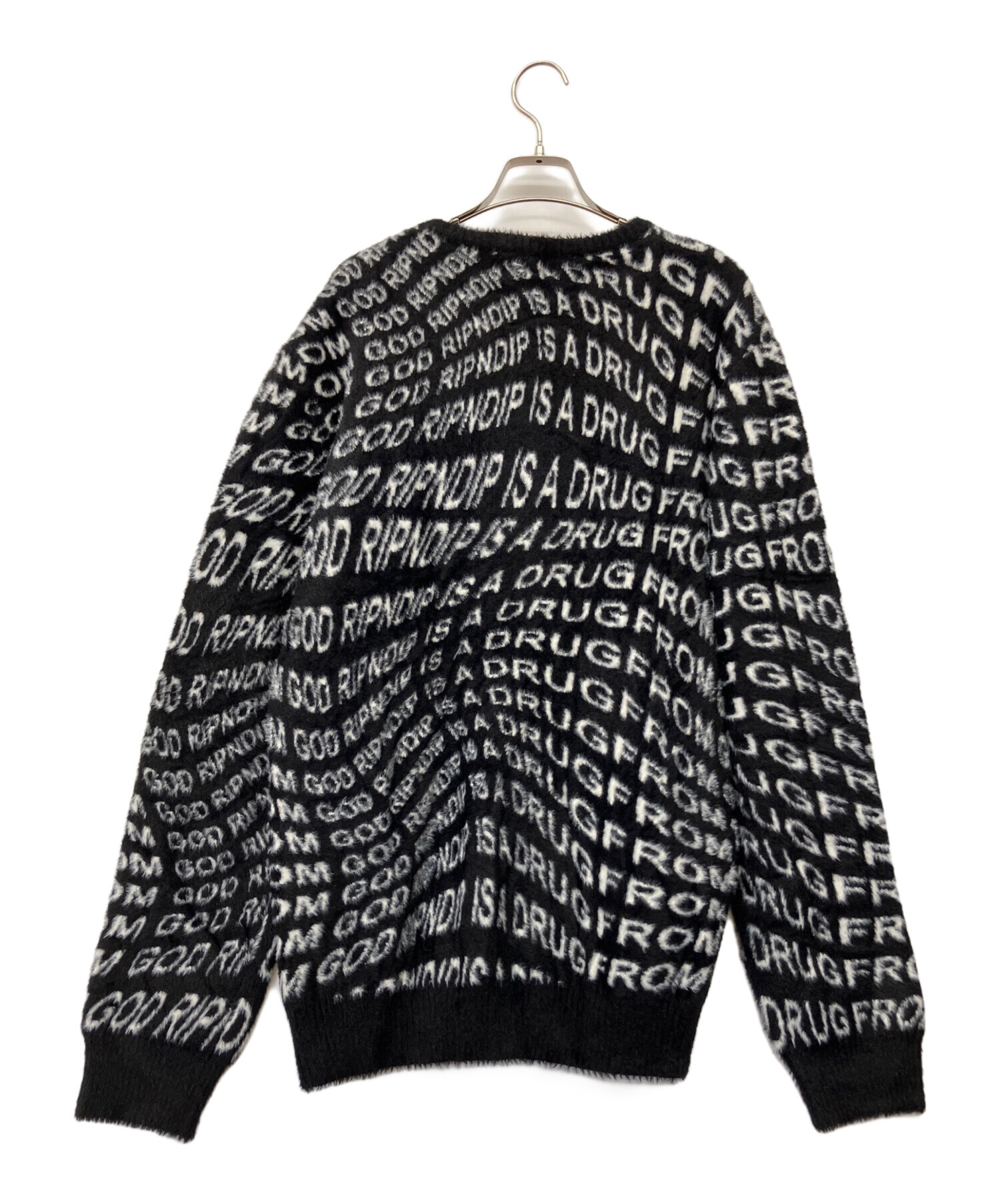 中古・古着通販】RIPNDIP (リップンディップ) 厚手ニット ブラック