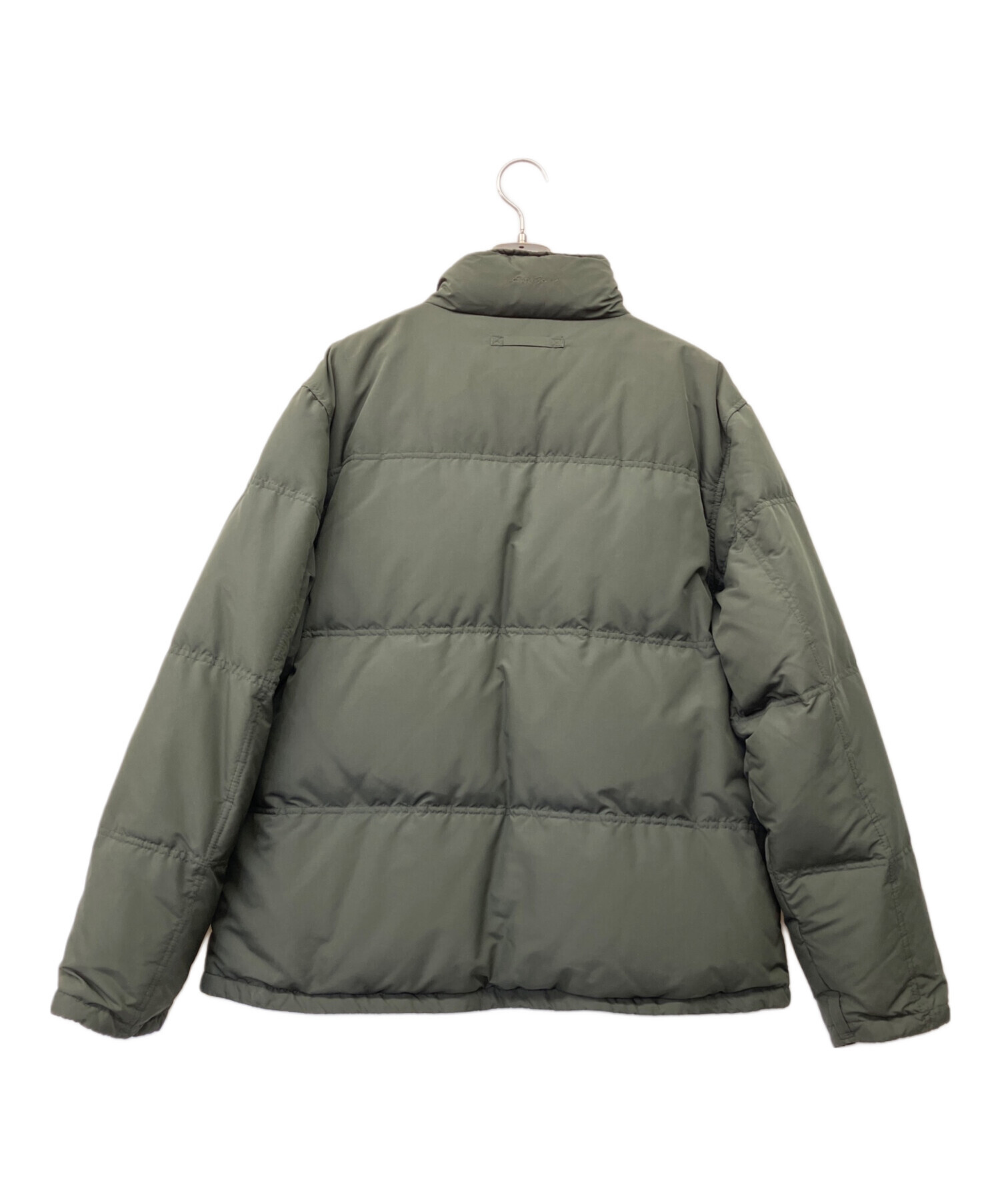 エディーバウアー　Eddie Bauer ダウンジャケット オリーブグリーン 中古・古着通販】Eddie Bauer (エディーバウアー) ダウンジャケット