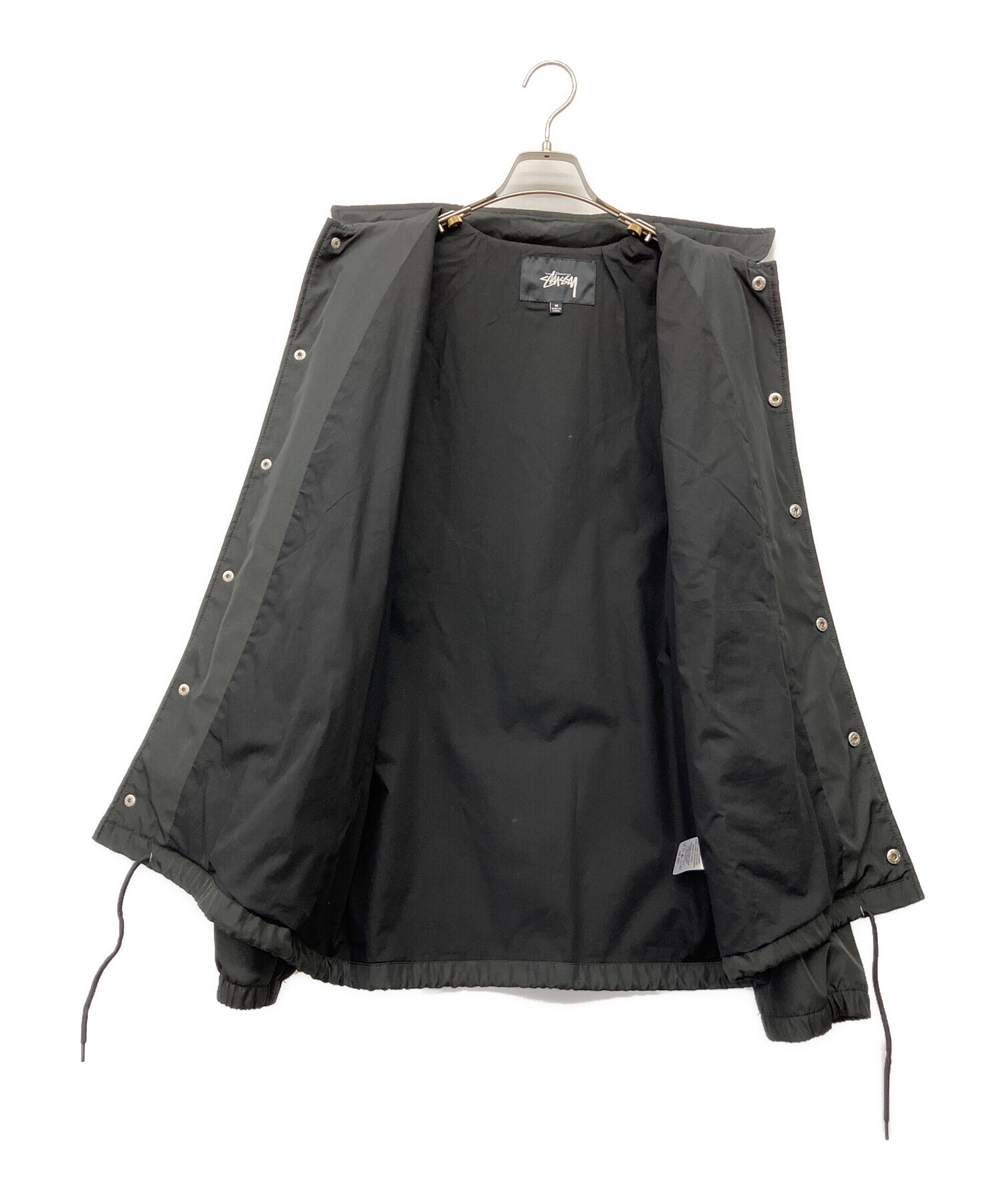 中古・古着通販】stussy (ステューシー) CRUIZE COACH JACKET ブラック