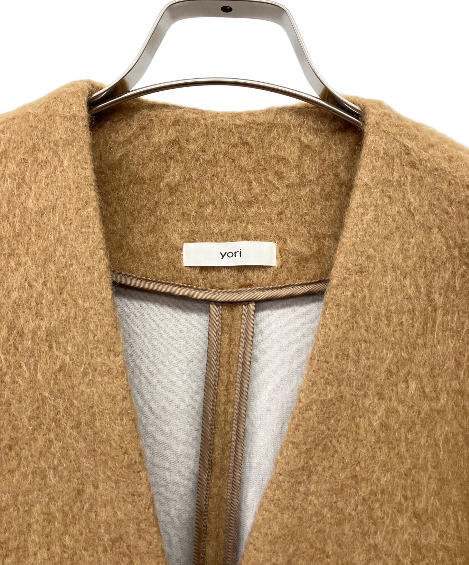 中古・古着通販】yori (ヨリ) ウールモヘアシャギージャケット