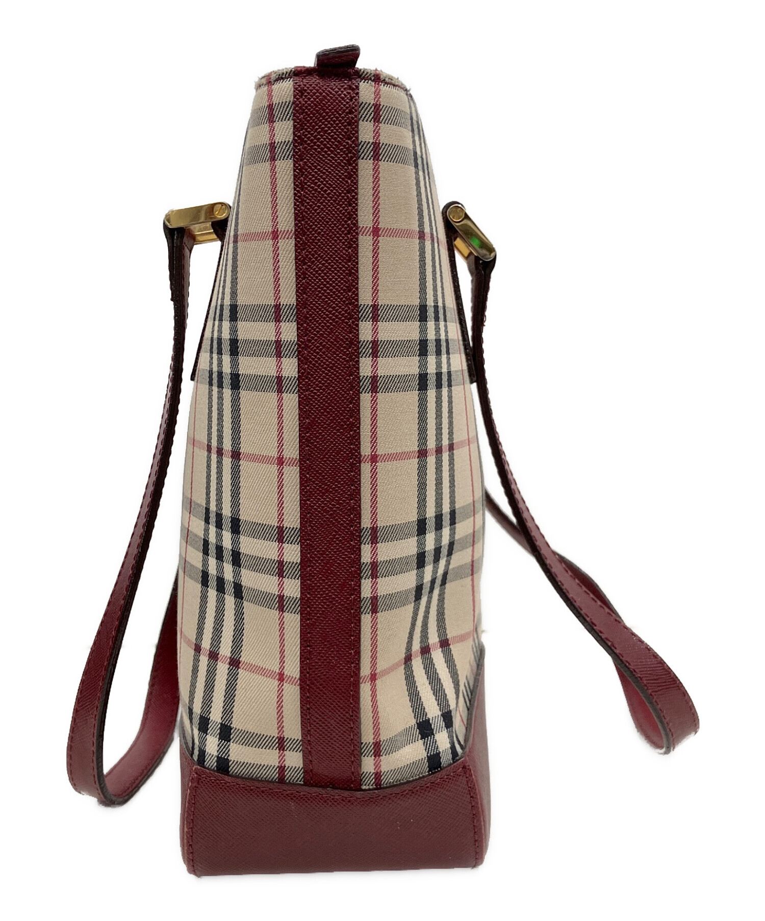 中古・古着通販】BURBERRY (バーバリー) ノバチェックトートバッグ