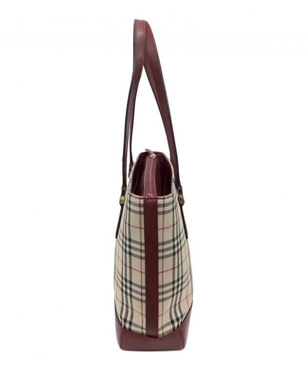 中古・古着通販】BURBERRY (バーバリー) ノバチェックトートバッグ