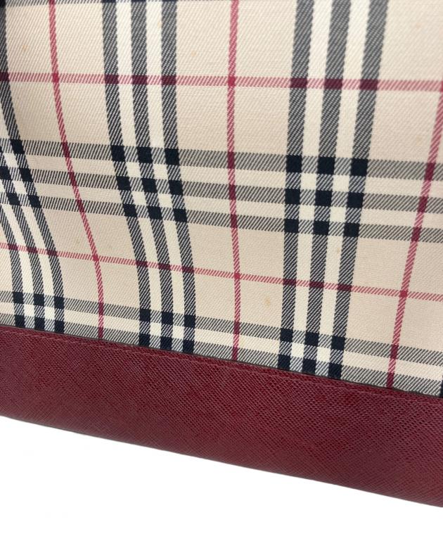 中古・古着通販】BURBERRY (バーバリー) ノバチェックトートバッグ