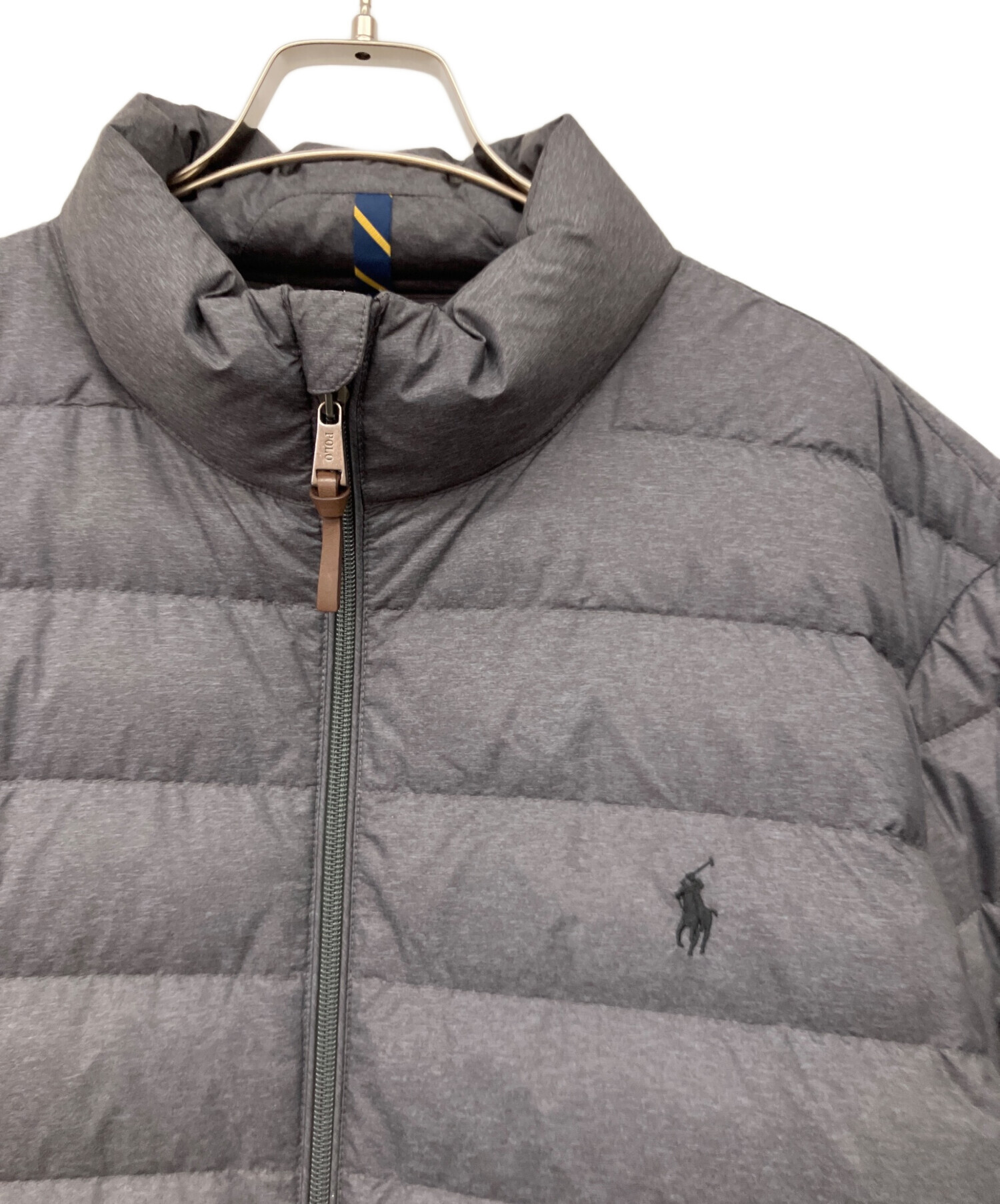 POLO RALPH LAUREN グレー ダウンジャケット 中古・古着通販】POLO RALPH LAUREN (ポロ・ラルフローレン) ダウン