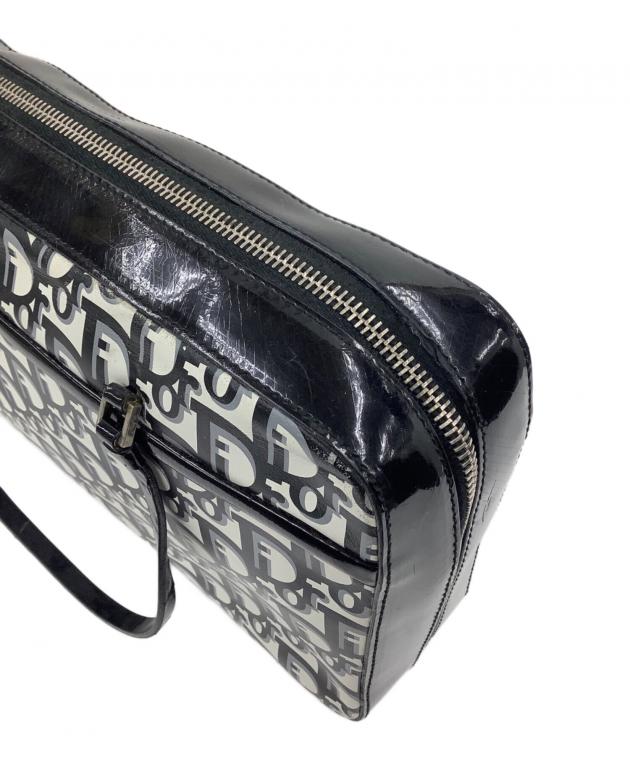 Christian Dior ブラックパーティーバッグ 中古・古着通販】Christian Dior (クリスチャン ディオール) PVC