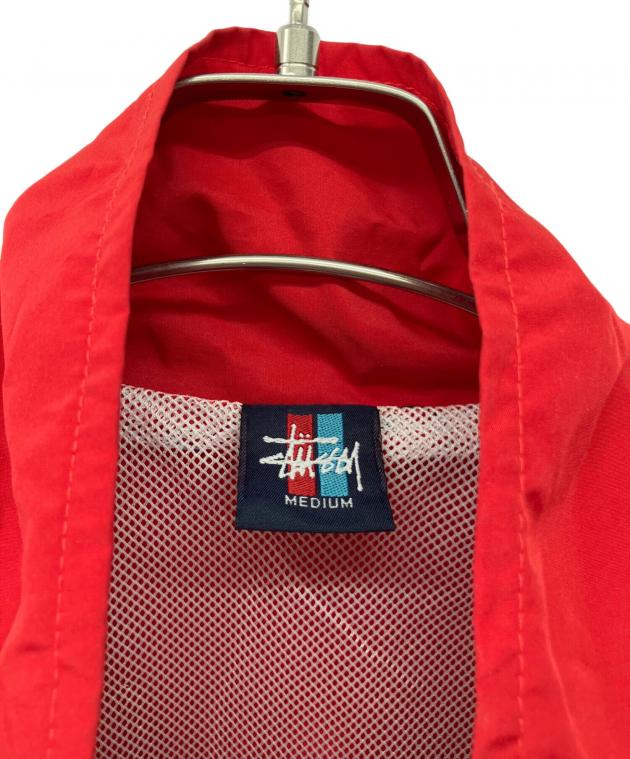 Stussy レッド ジャージ セットアップ USA製 ステューシー 中古・古着通販】stussy (ステューシー) 90's ナイロンセットアップ