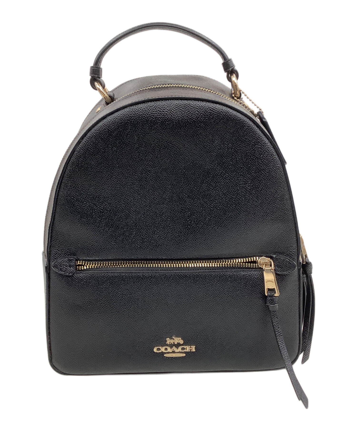 中古・古着通販】COACH (コーチ) リュック ブラック×ブラウン