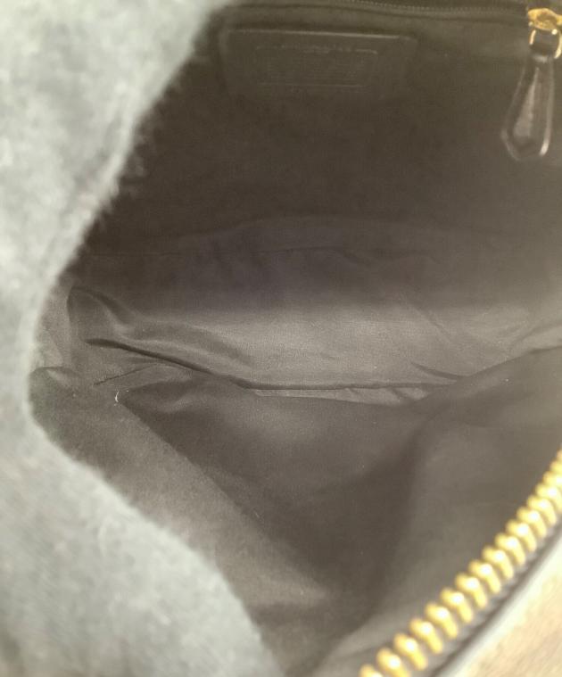 中古・古着通販】COACH (コーチ) リュック ブラック×ブラウン