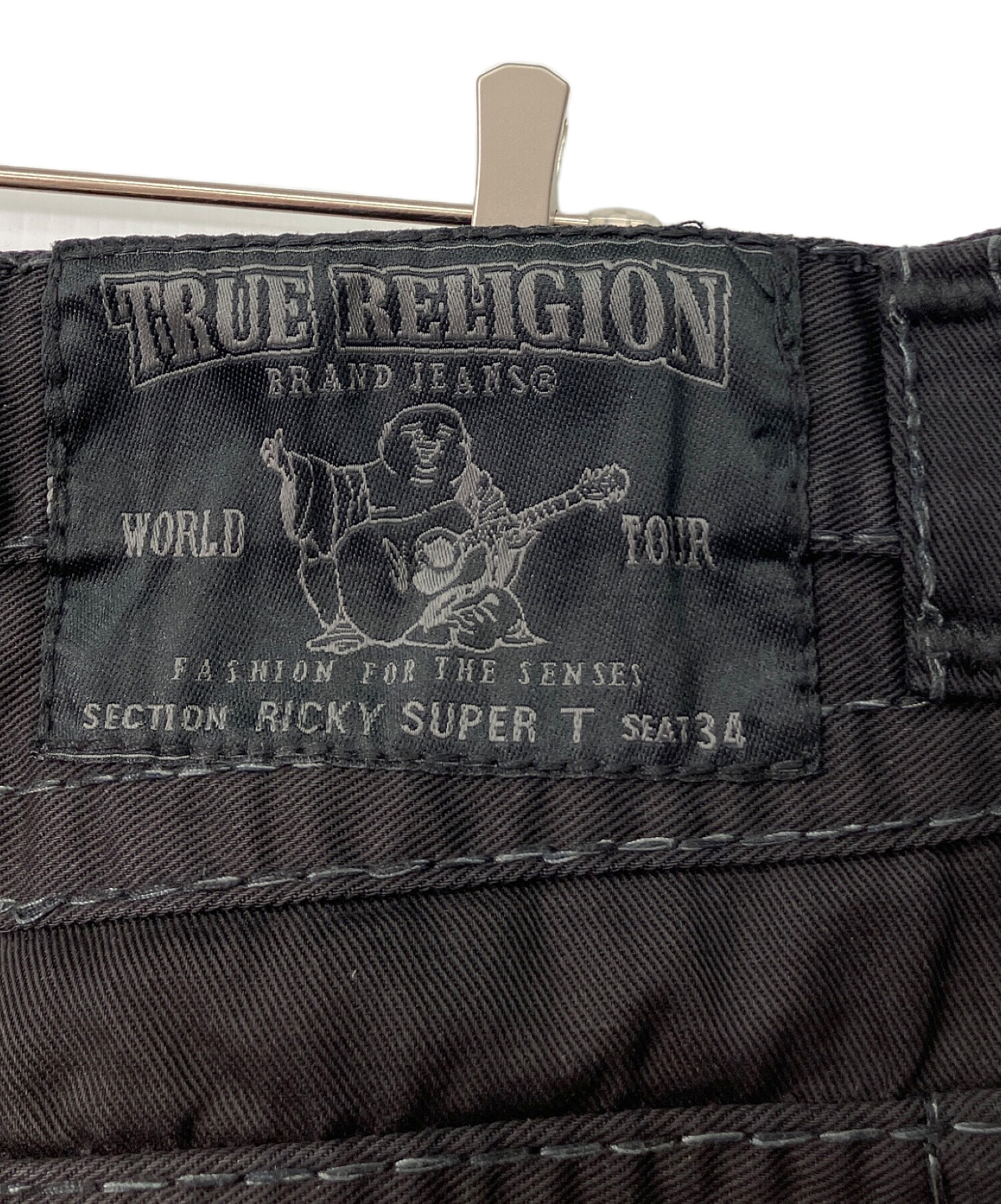 中古・古着通販】TRUE RELIGION (トゥルー レリジョン) ブラックデニム